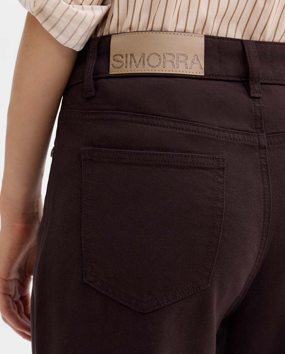 Pantalón recto ante