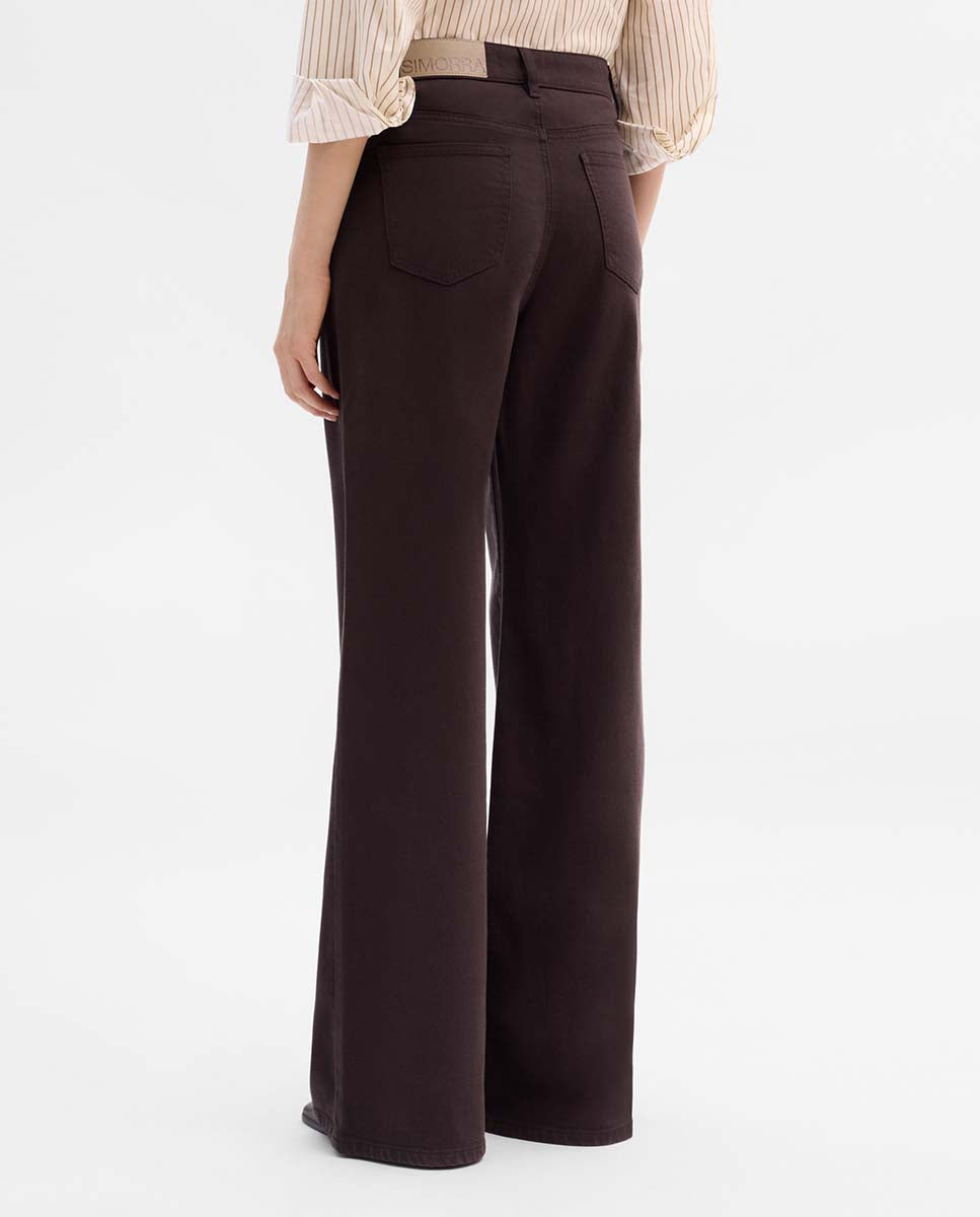 Pantalón recto ante