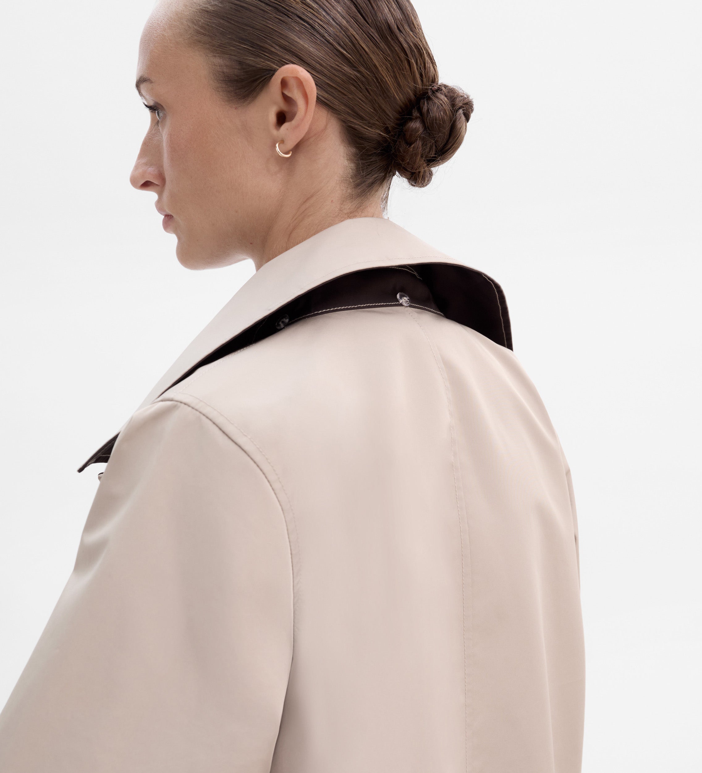 Gabardina capa reversible