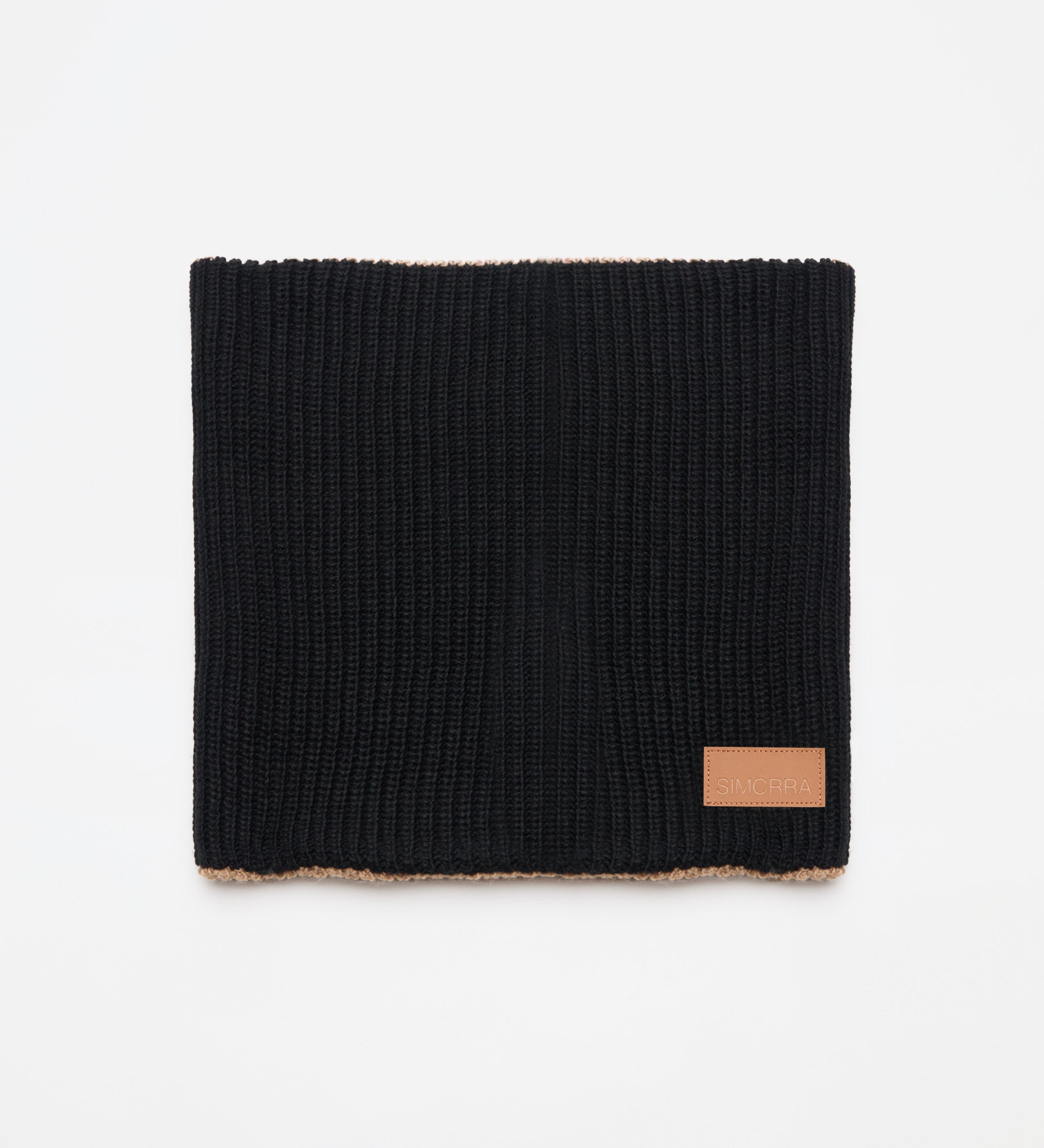 Cuello tricot reversible
