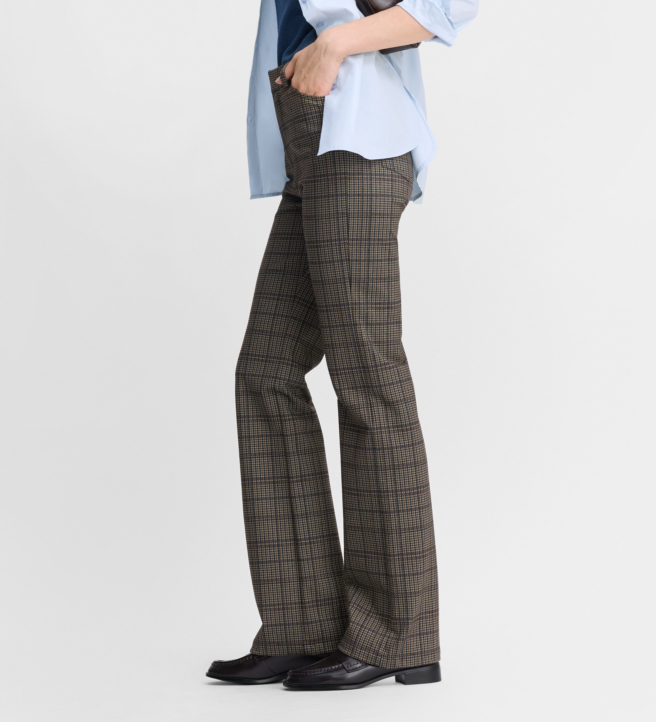 Pantalón cuadros elástico