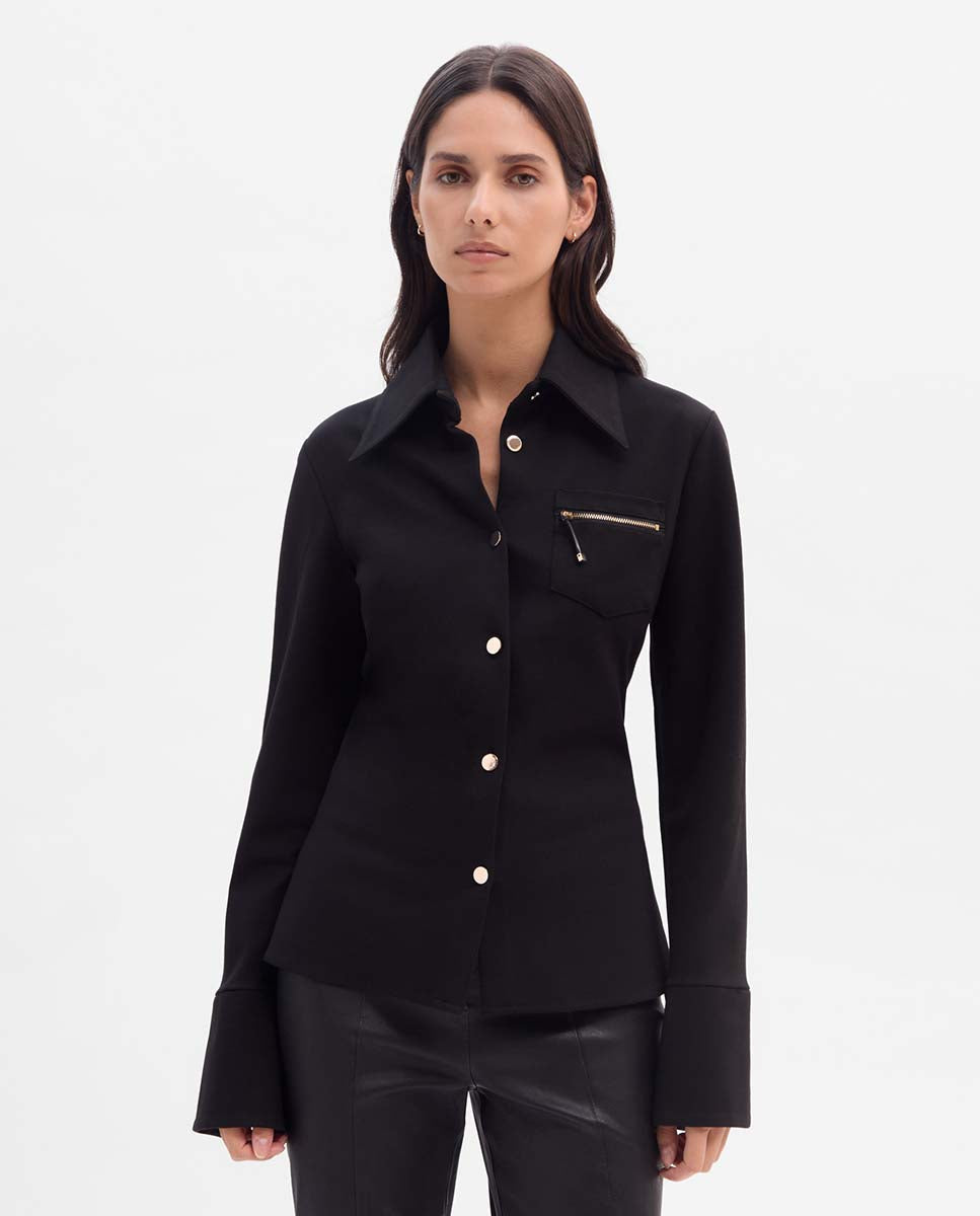 Technical knit shirt