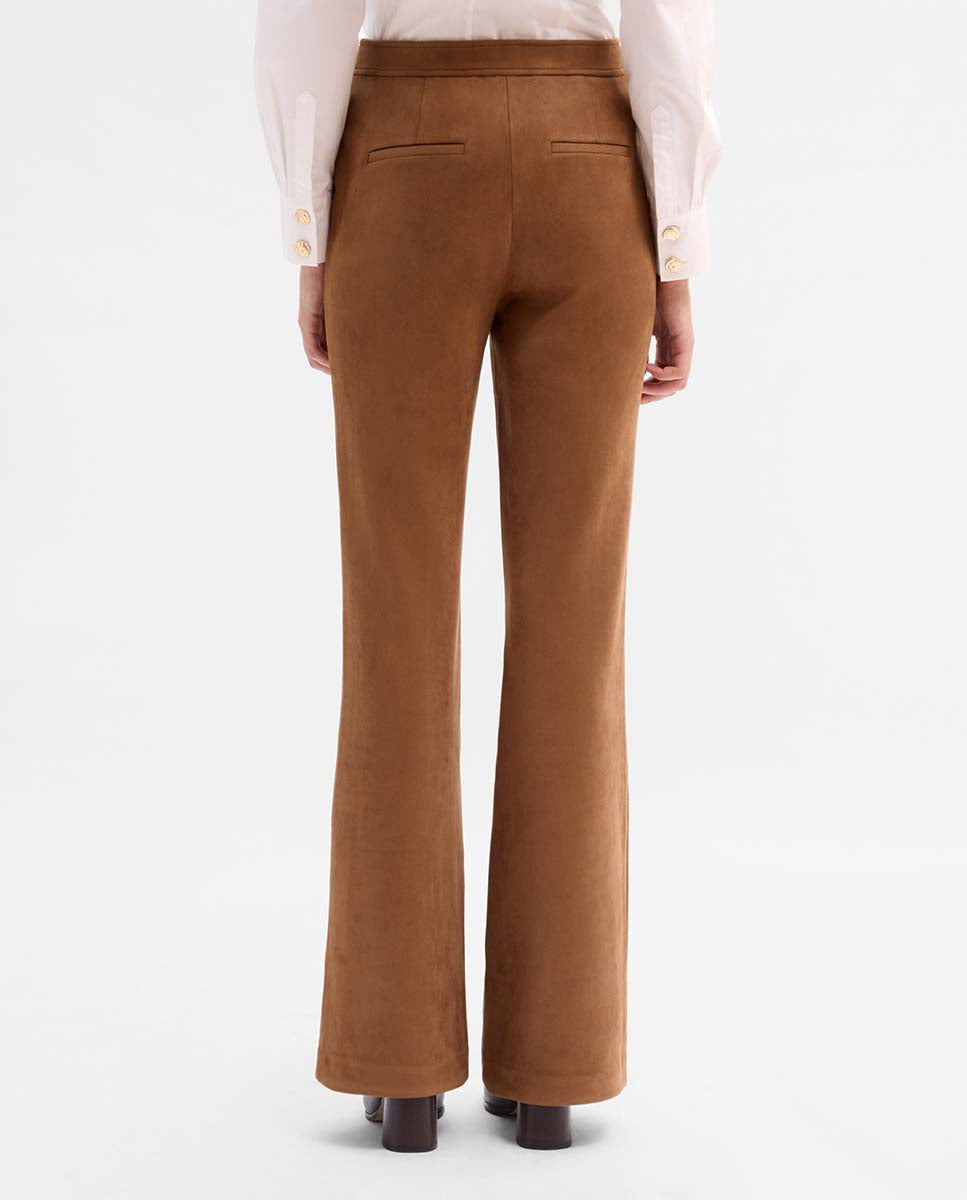 Pantalón antelina acampanado