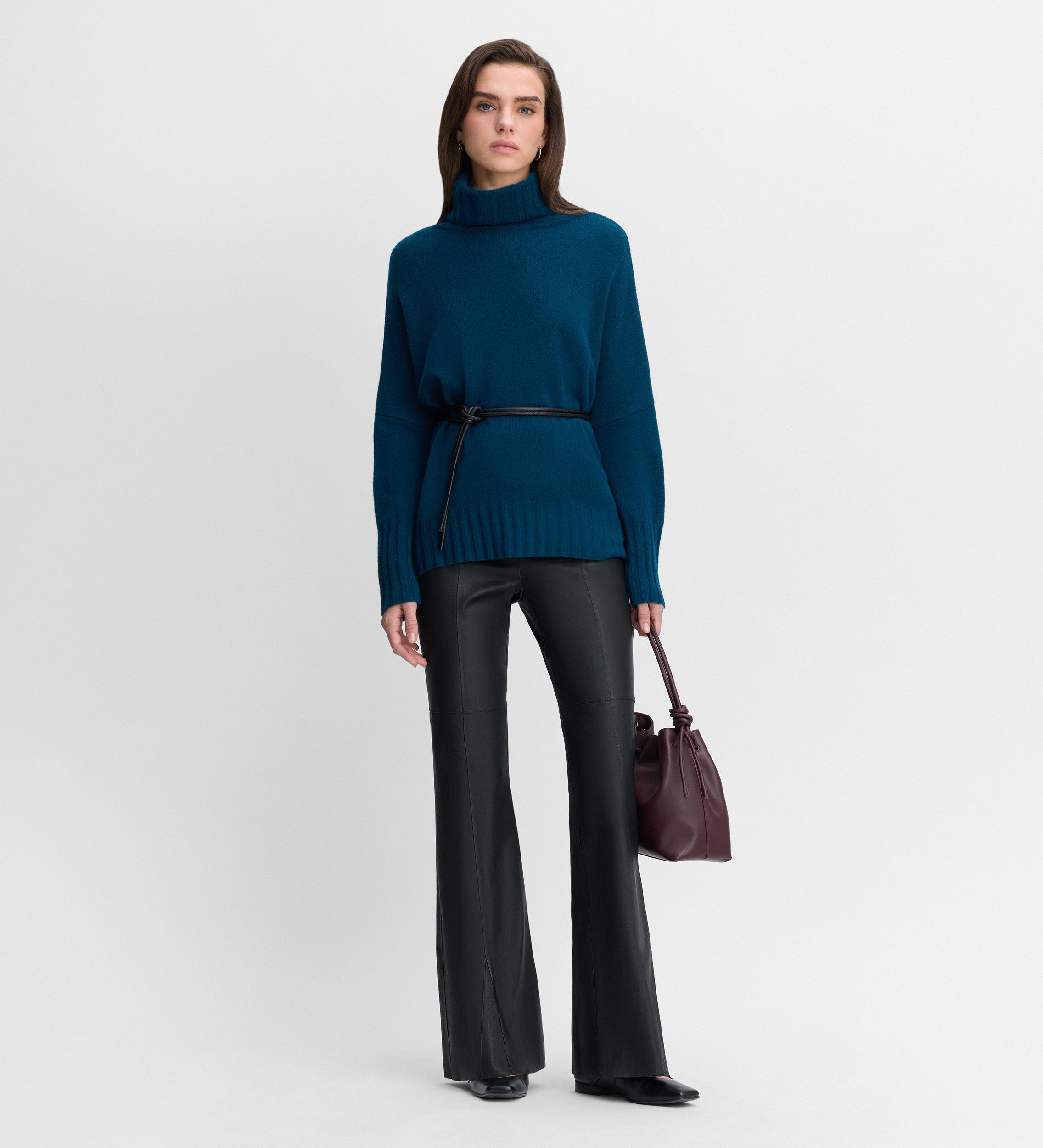 Pull oversize en laine