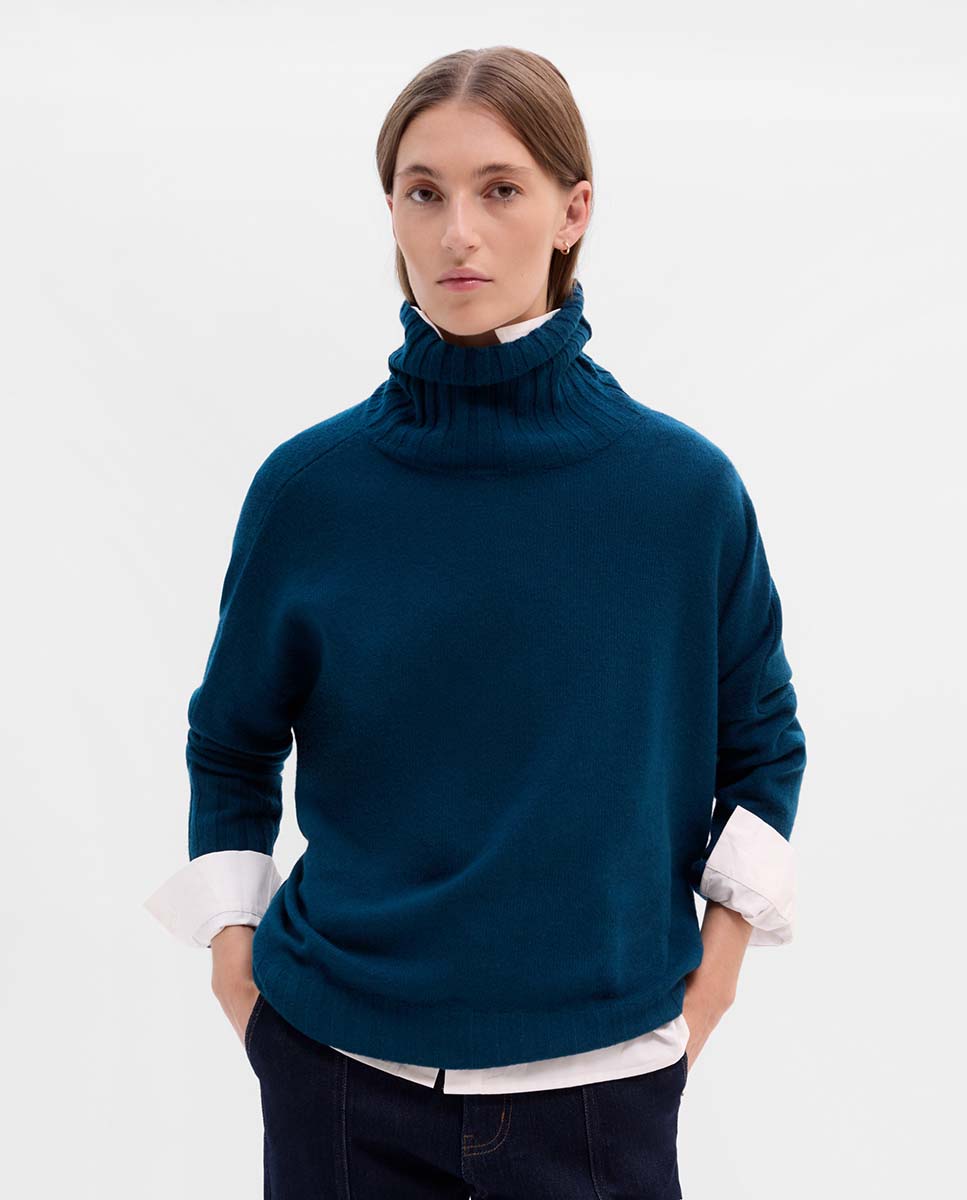 Oversized wool sweater