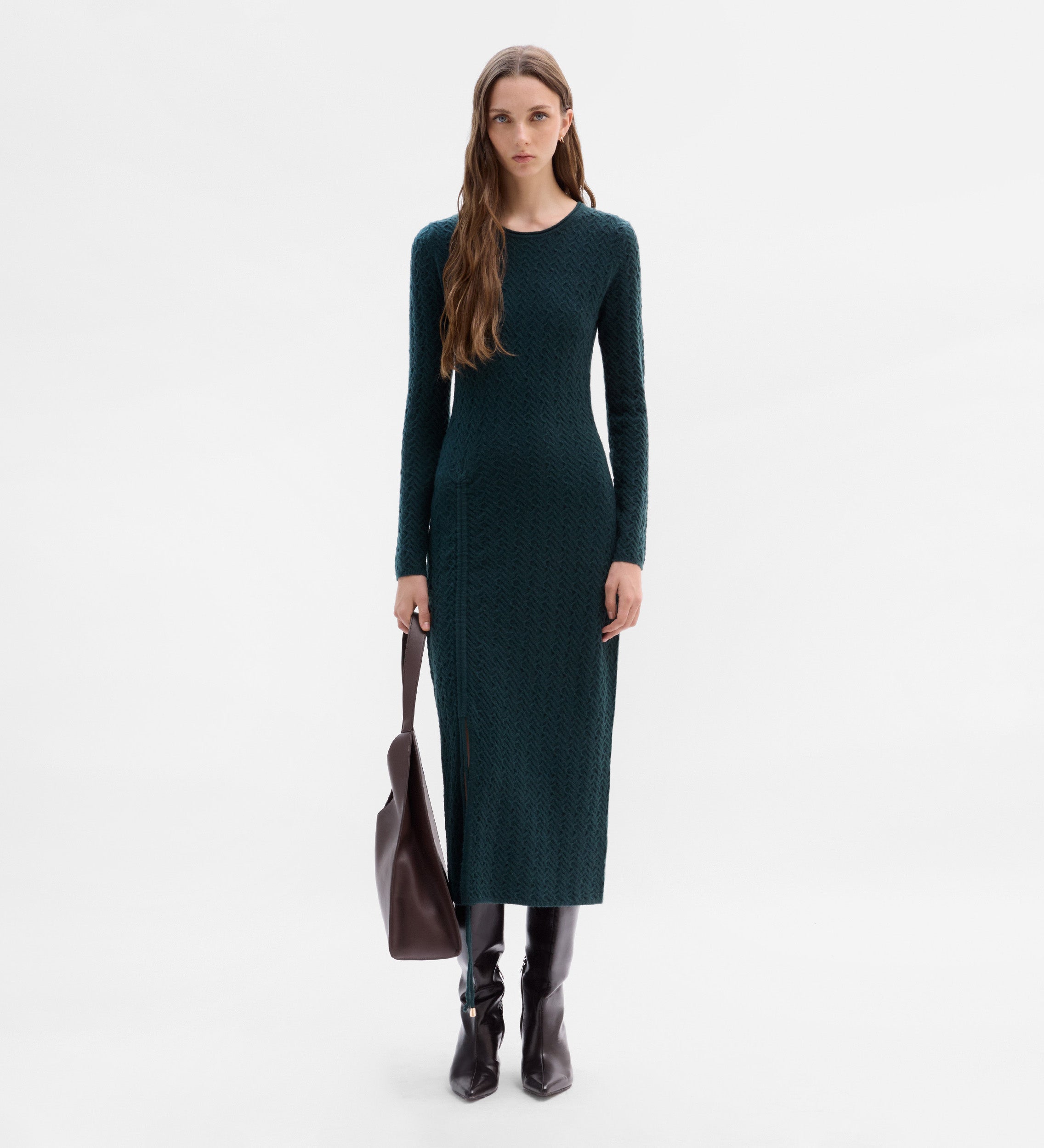 Vestido punto textura