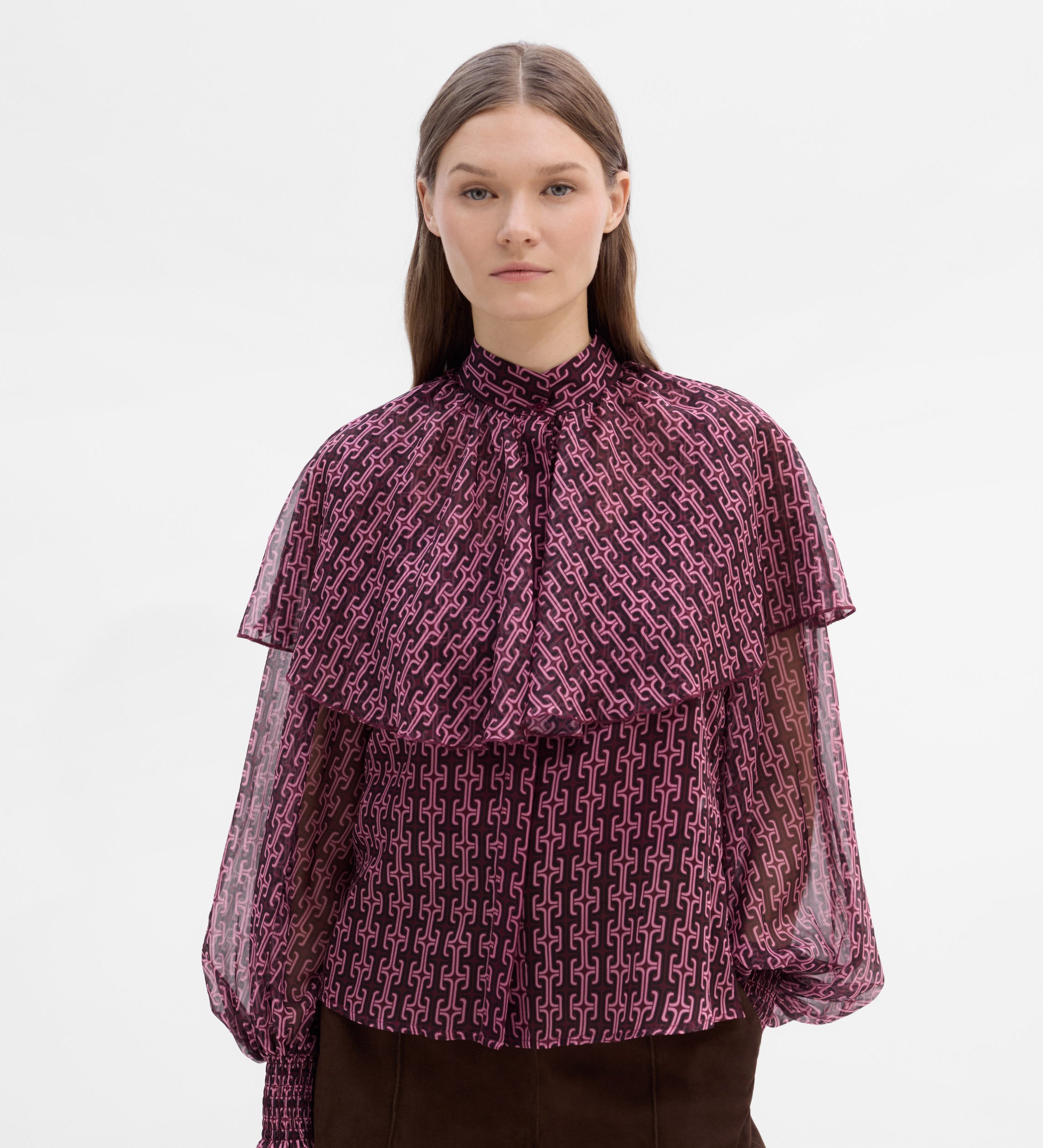 Blusa capa estampada