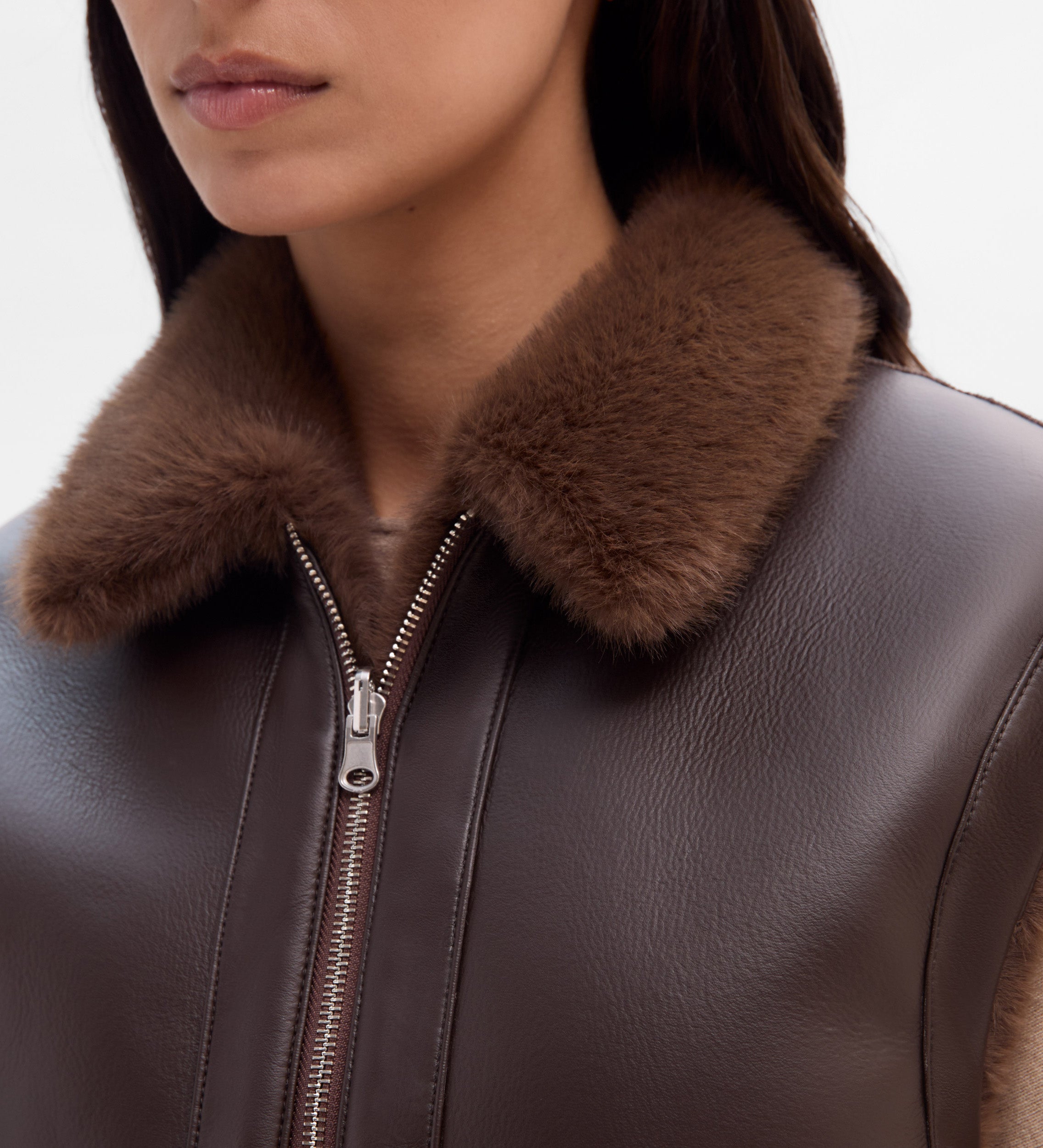 Chaleco corto reversible