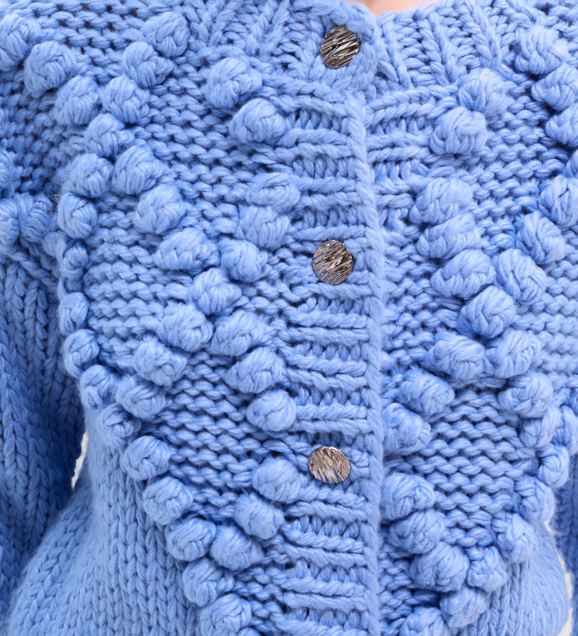 Chaqueta punto bordado 3D