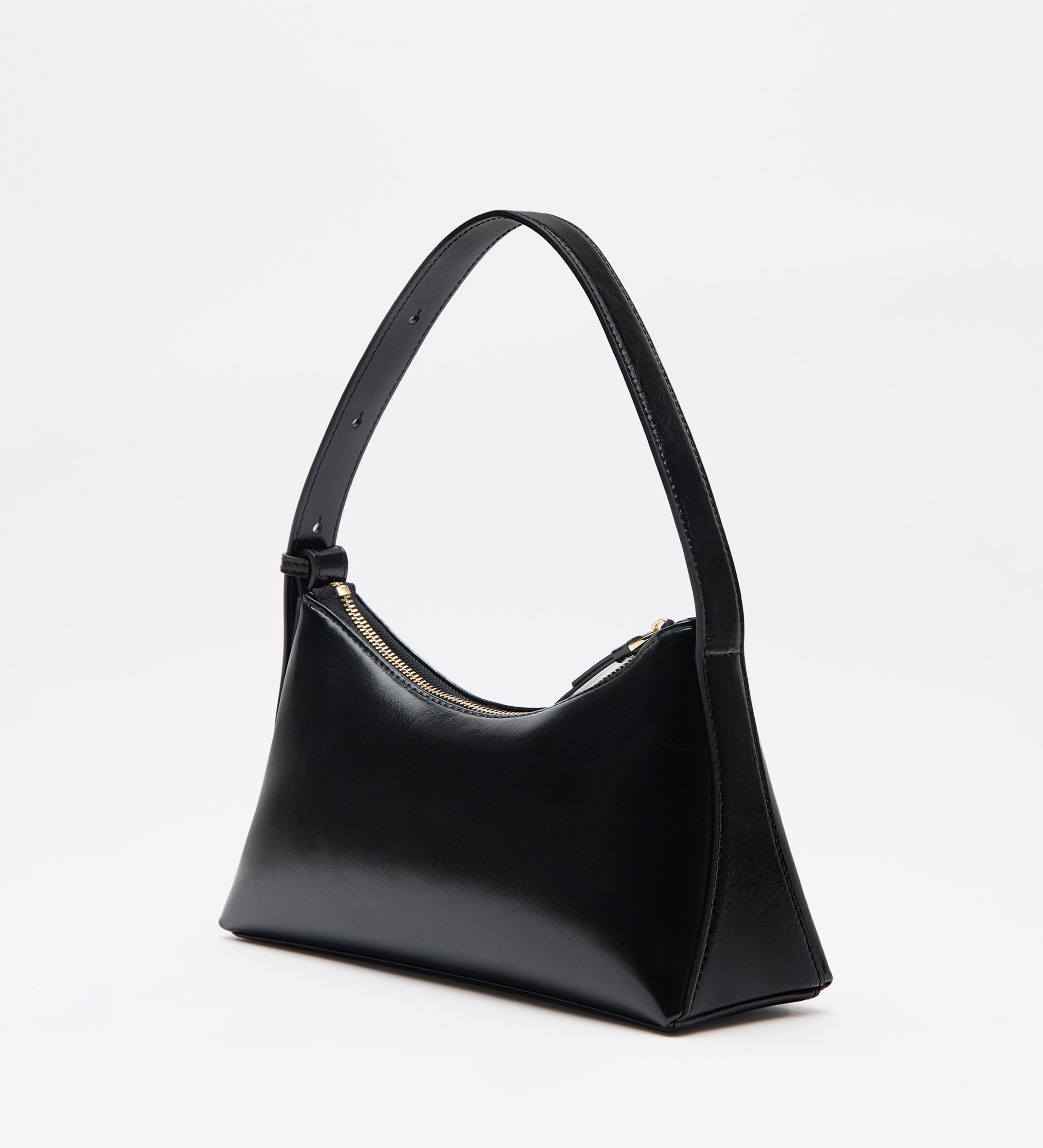 Bolso piel estilo baguette
