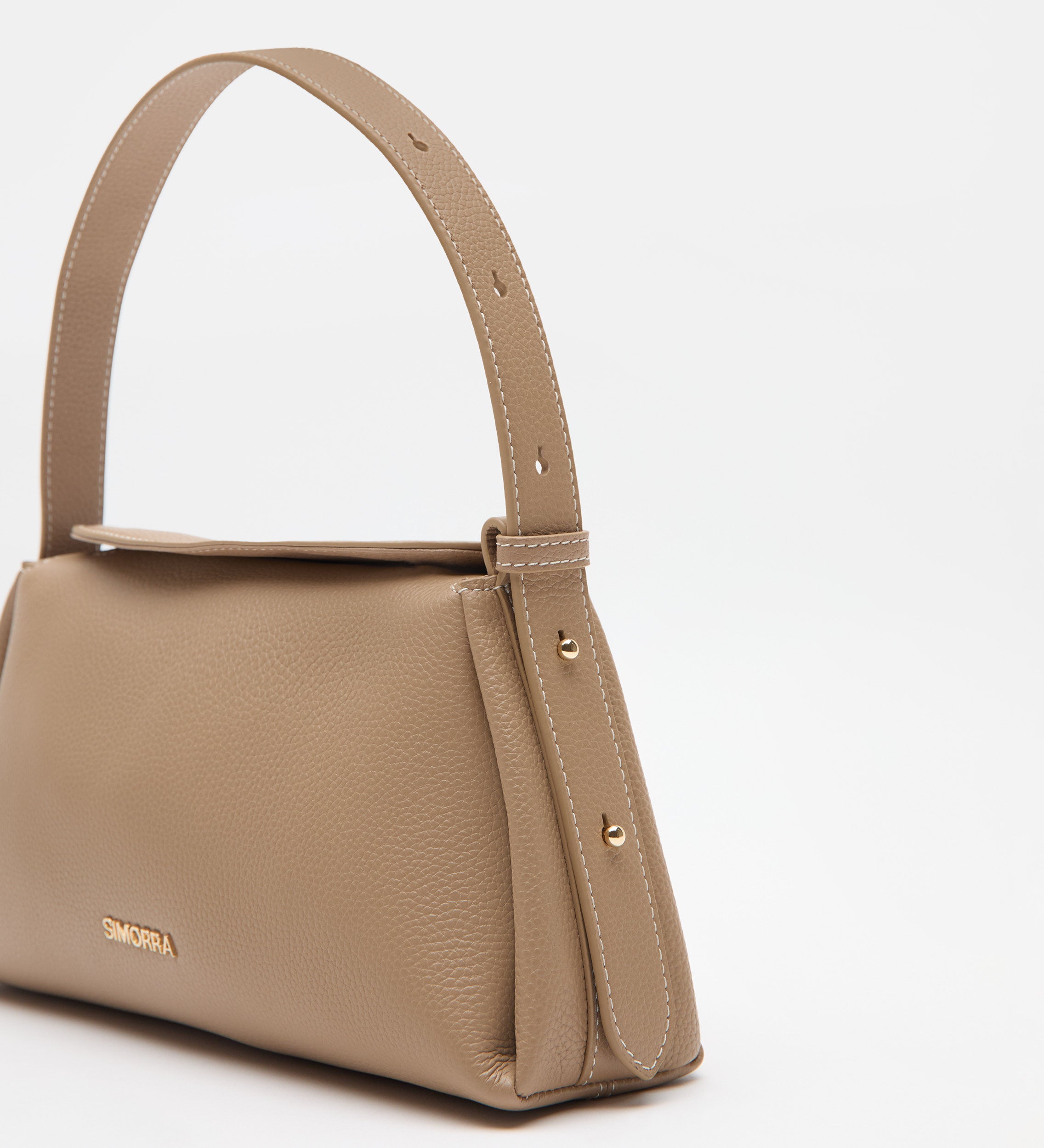 Bolso piel baguette