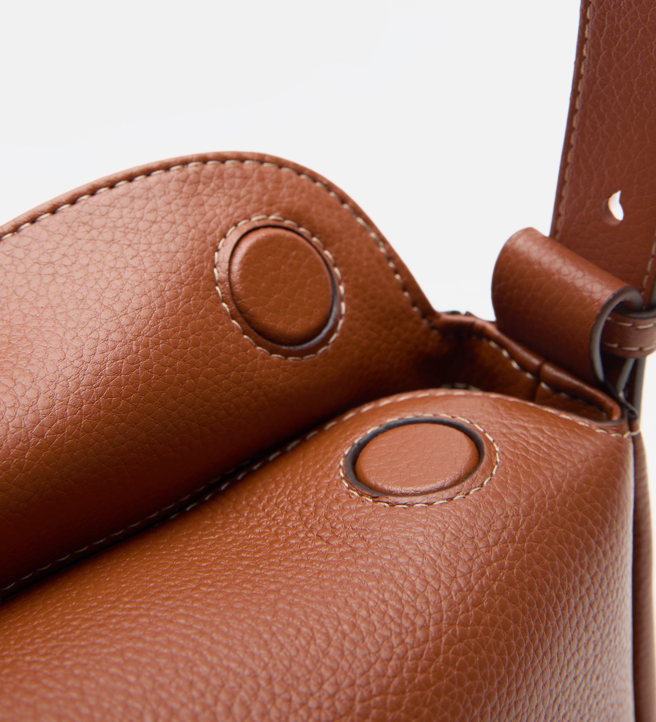 Bolso piel baguette