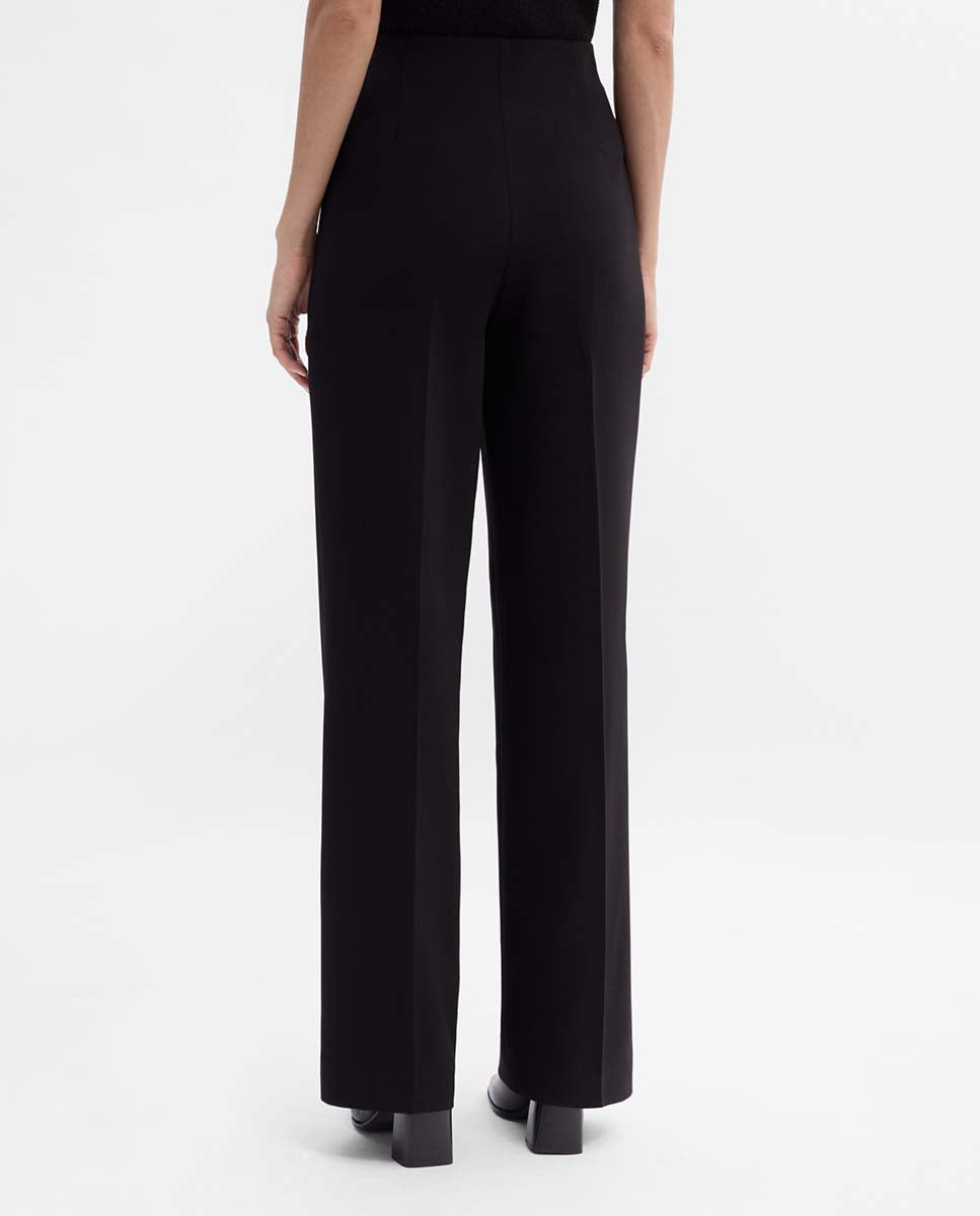 Pantalón recto elástico