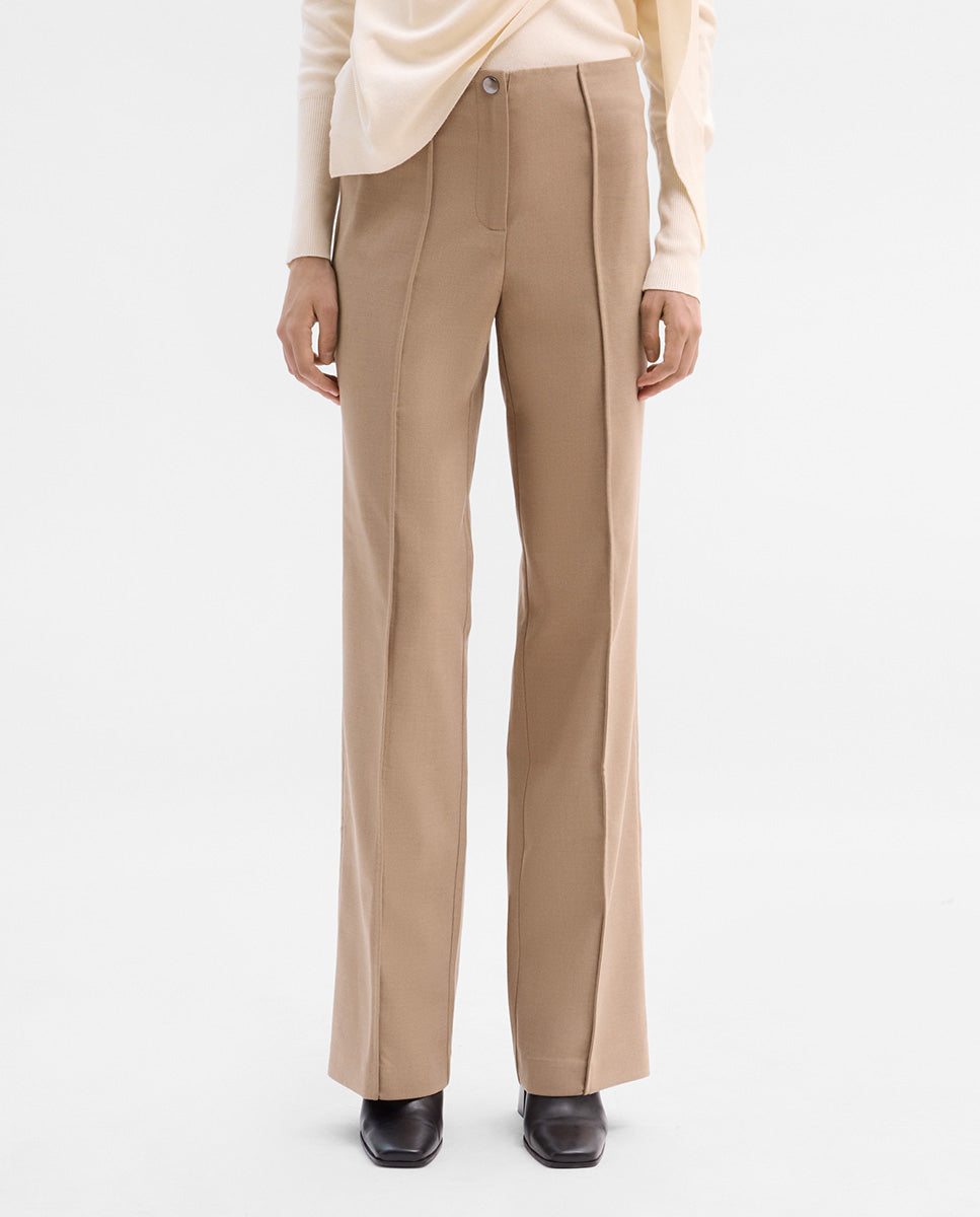 Pantalón recto ancho
