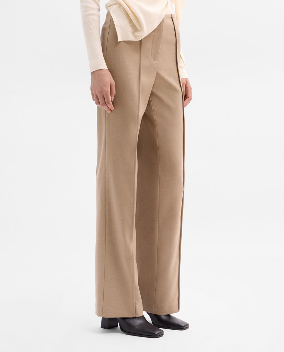 Pantalón recto ancho