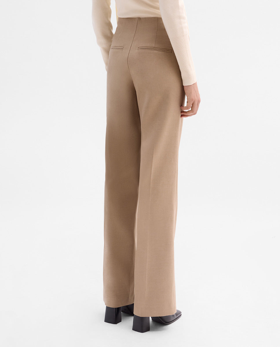 Pantalón recto ancho