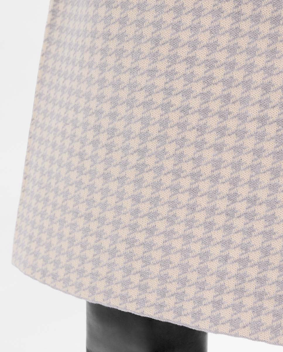 Knitted jacquard skirt