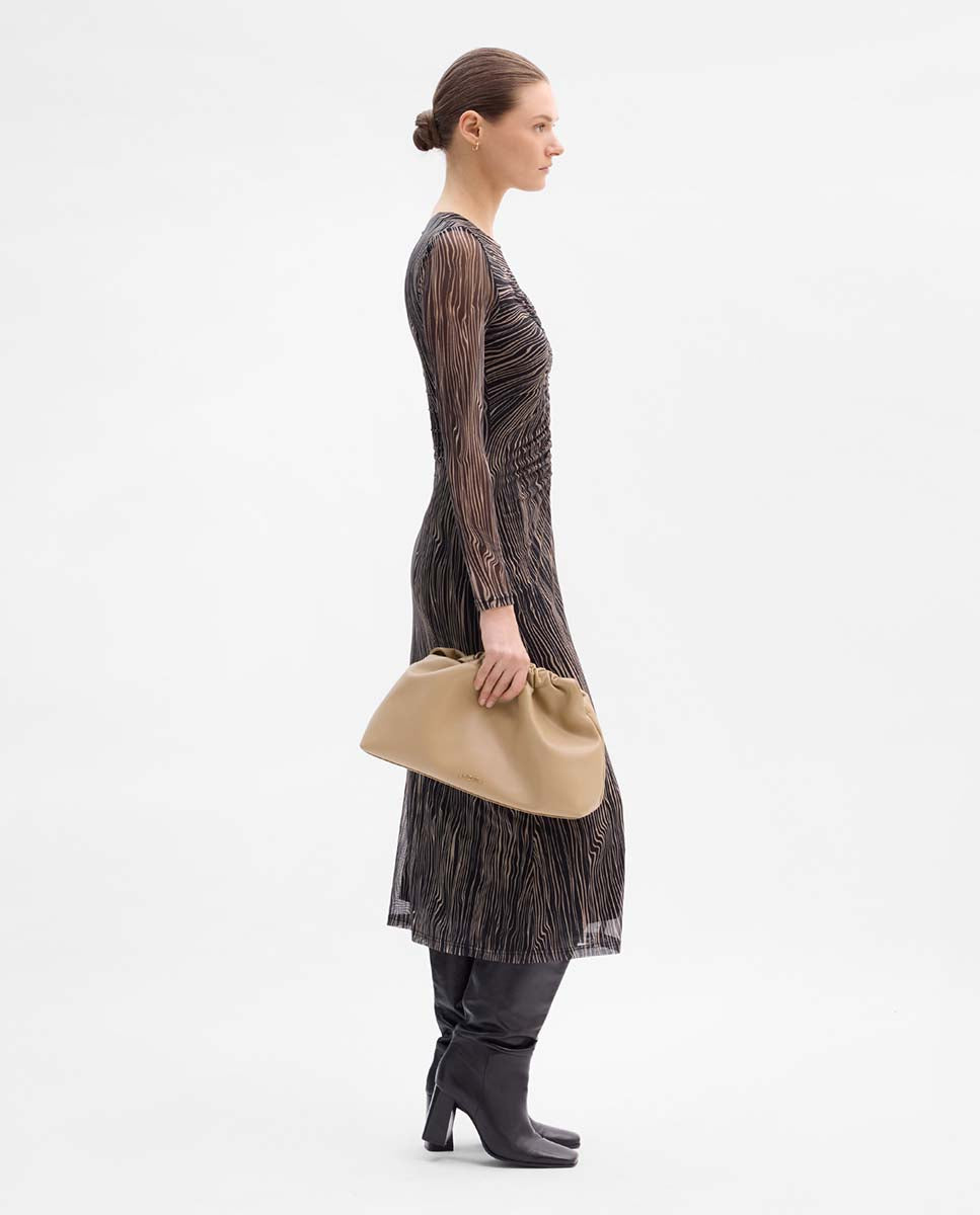 Printed tulle dress
