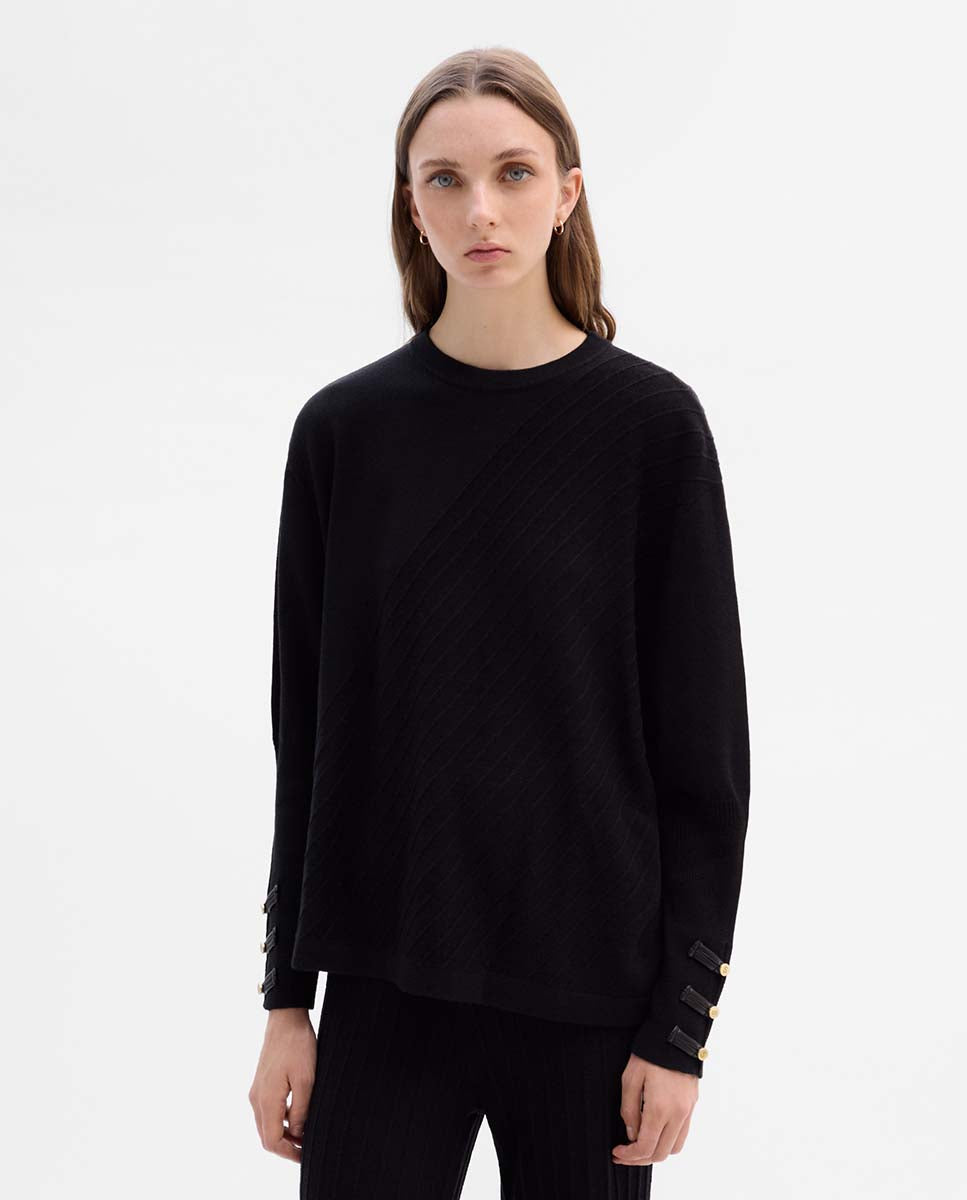 Jersey oversize detalle botones