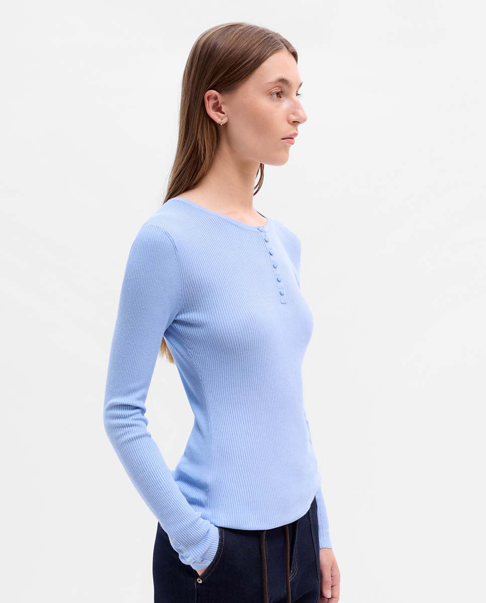 Jersey fino botones