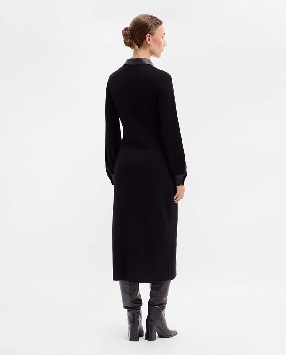 Combined knit dress