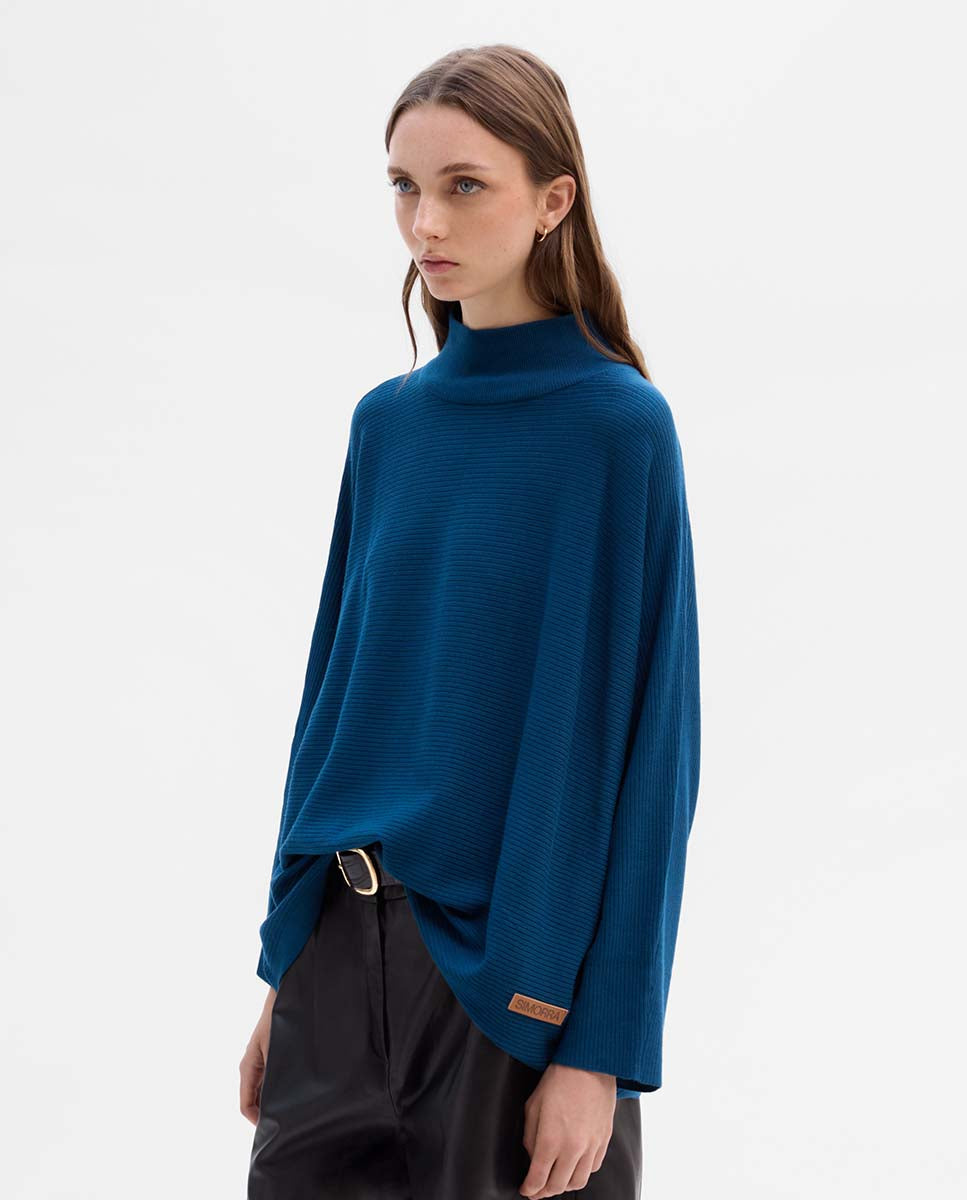 Oversized knit sweater