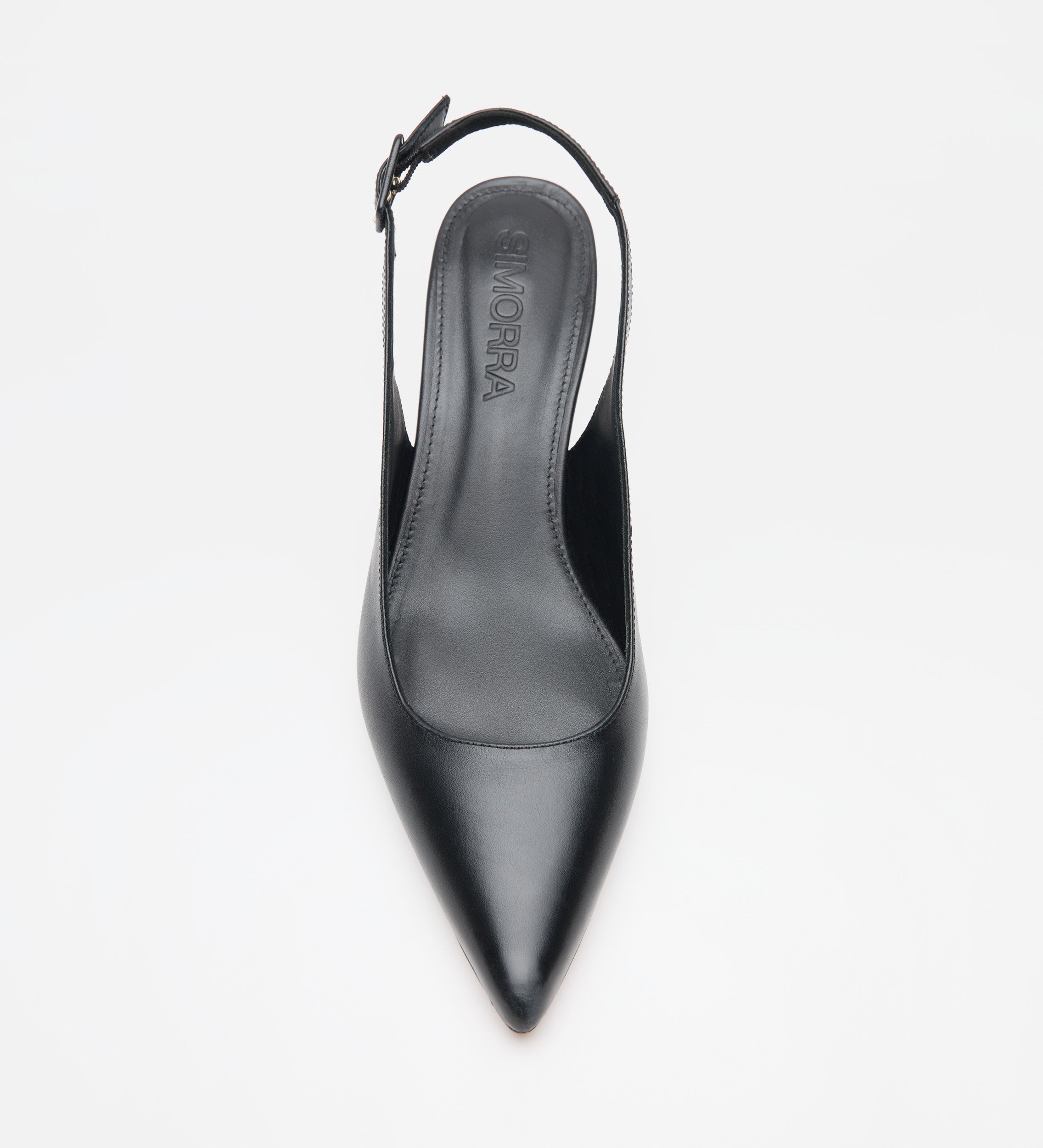 Zapato tacón destalonado