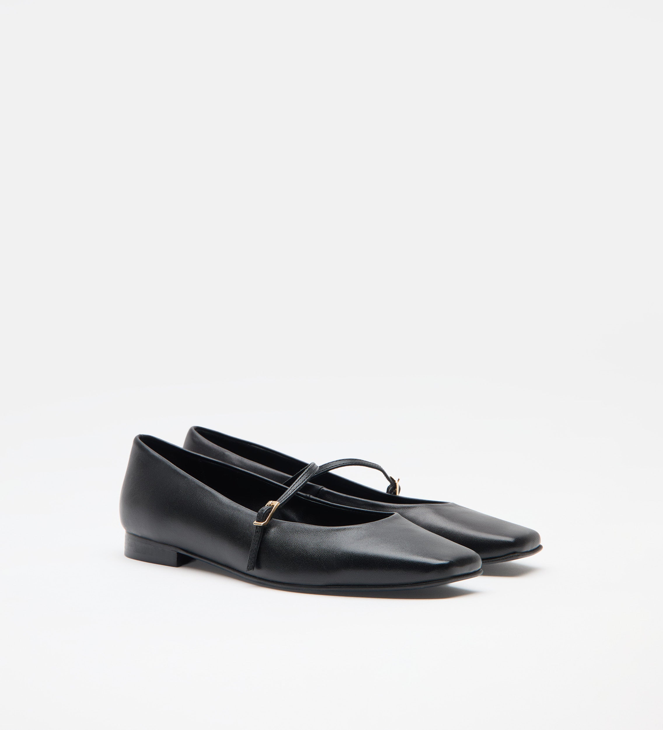 Zapato bailarina punta cuadrada