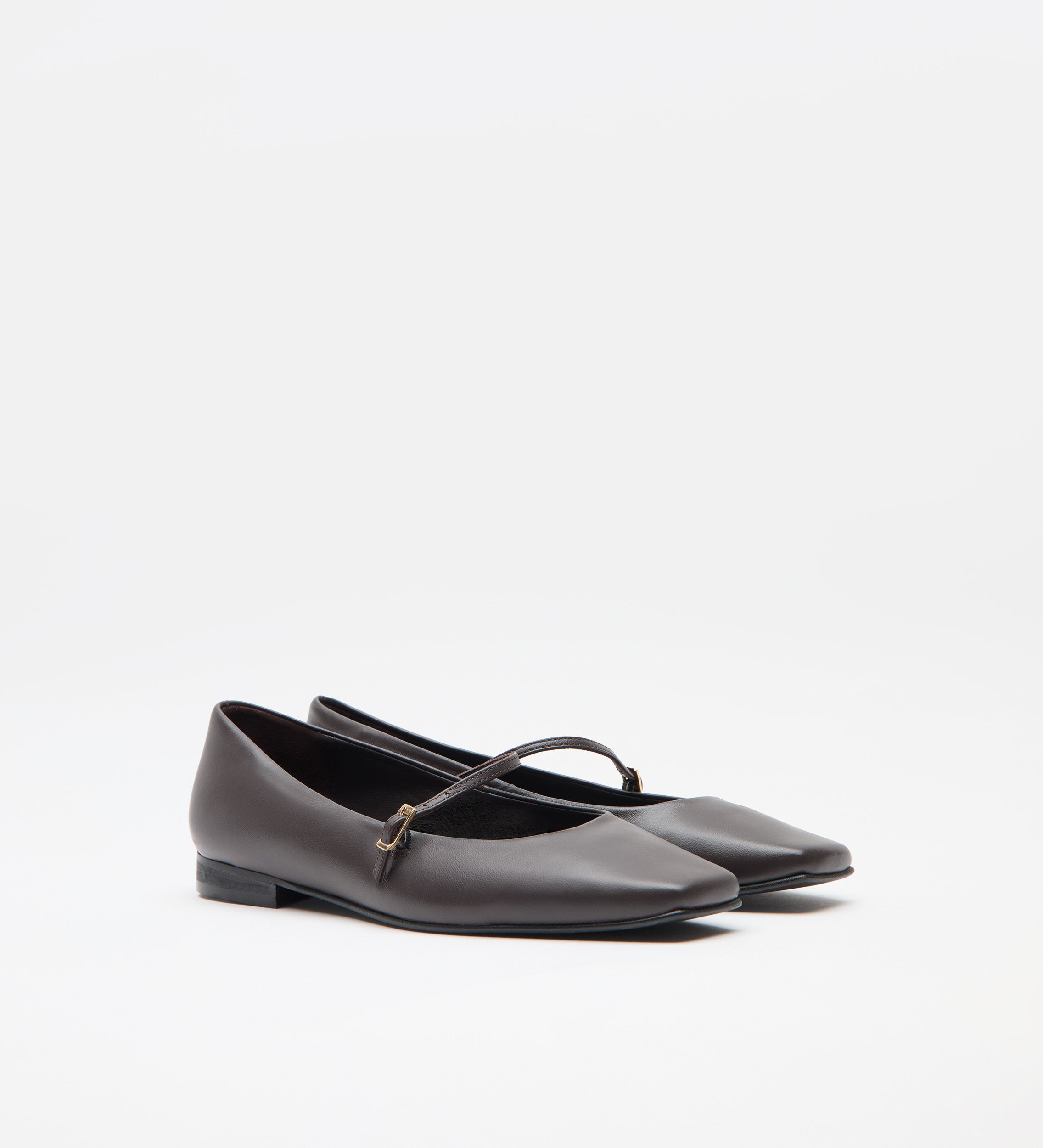 Zapato bailarina punta cuadrada