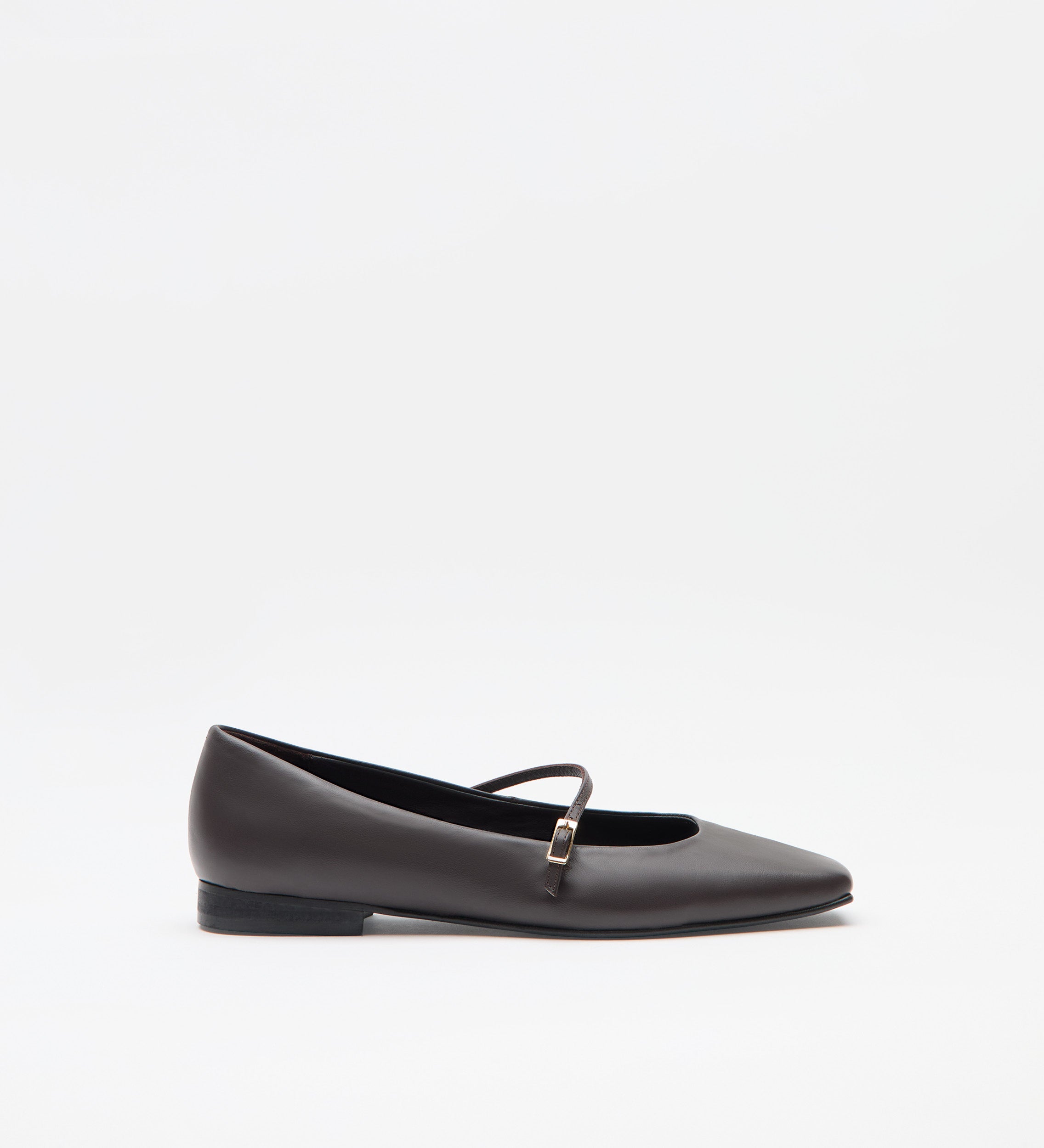 Zapato bailarina punta cuadrada