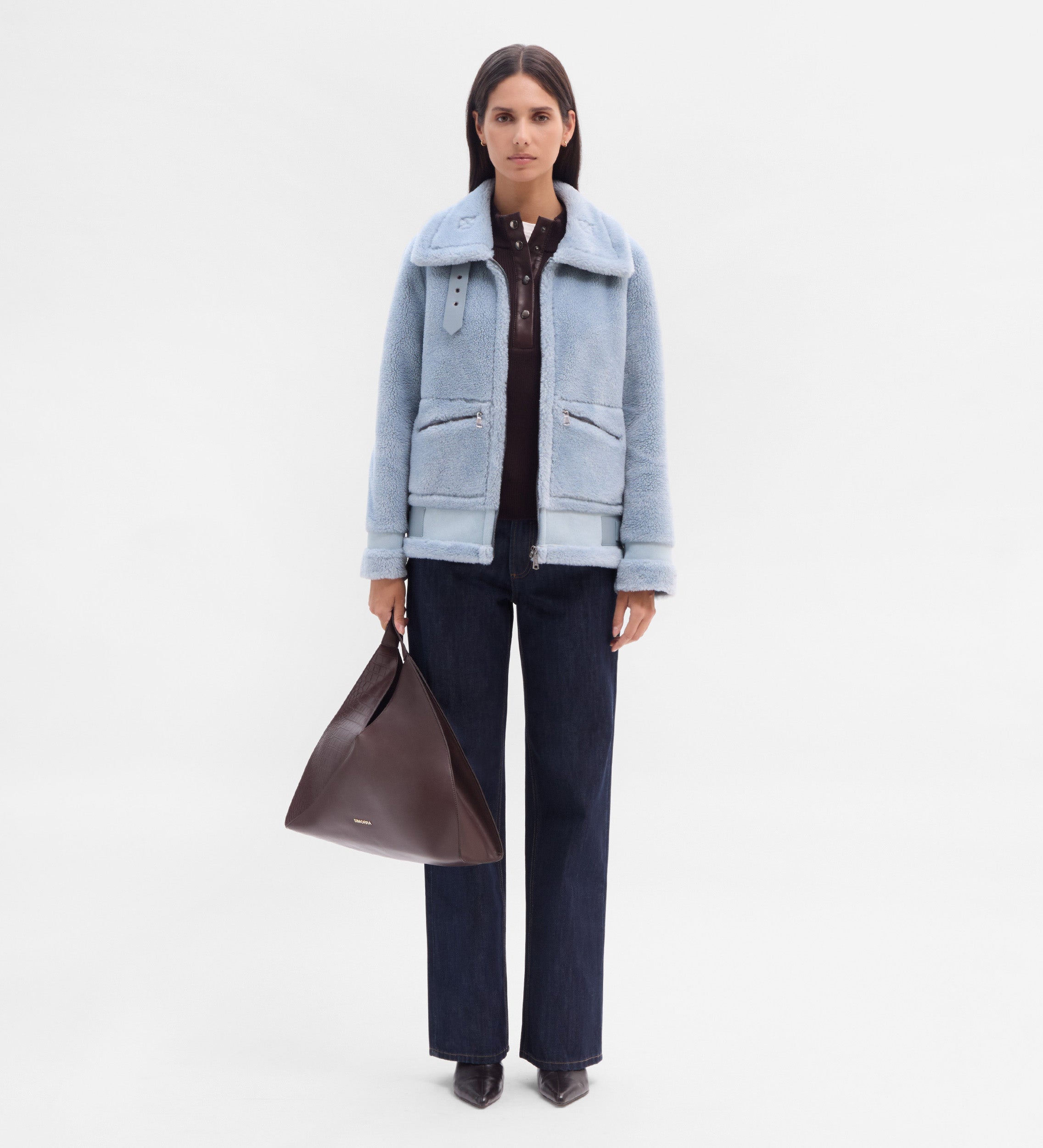 Chaquetón efecto borreguillo