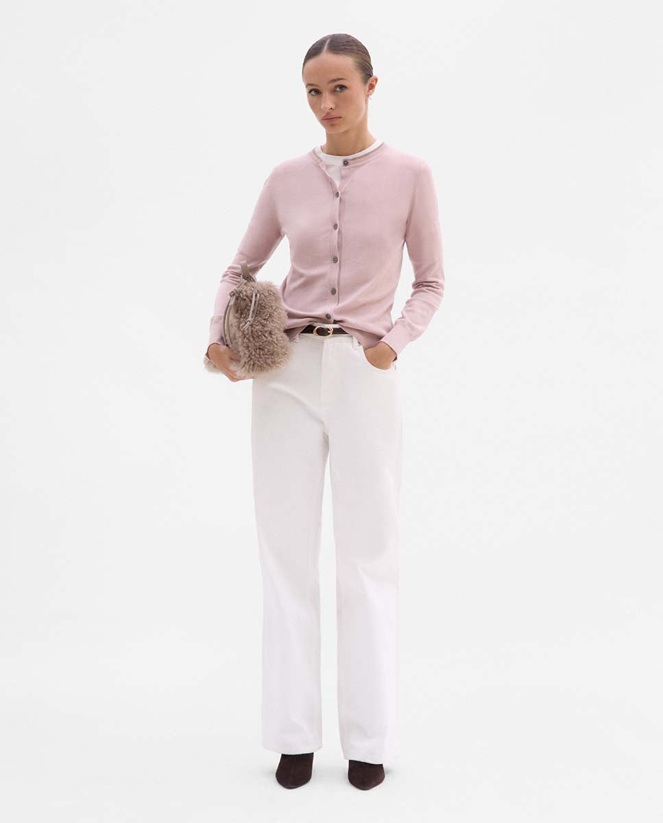 Veste tricot bicolore