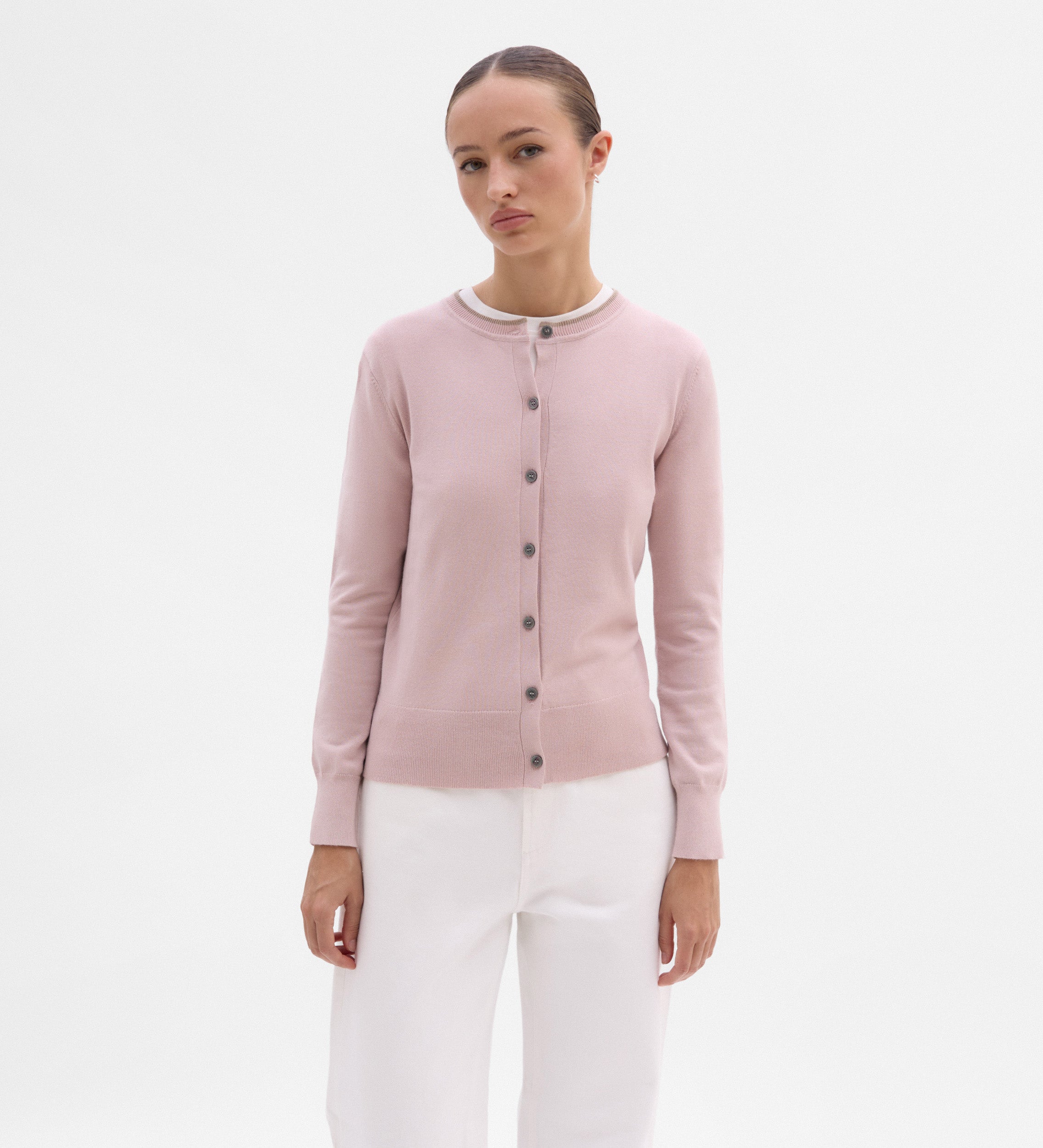 Veste tricot bicolore