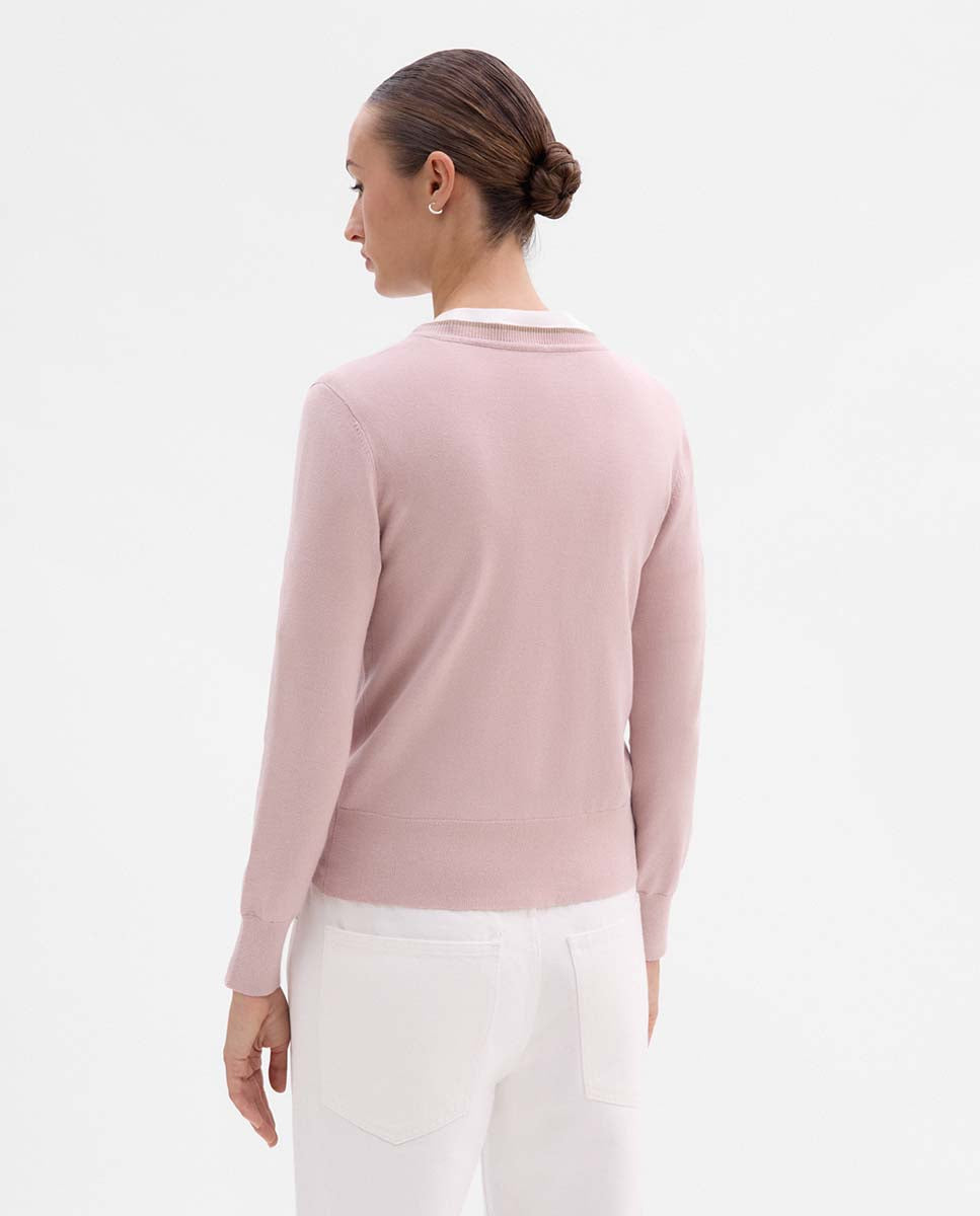 Veste tricot bicolore