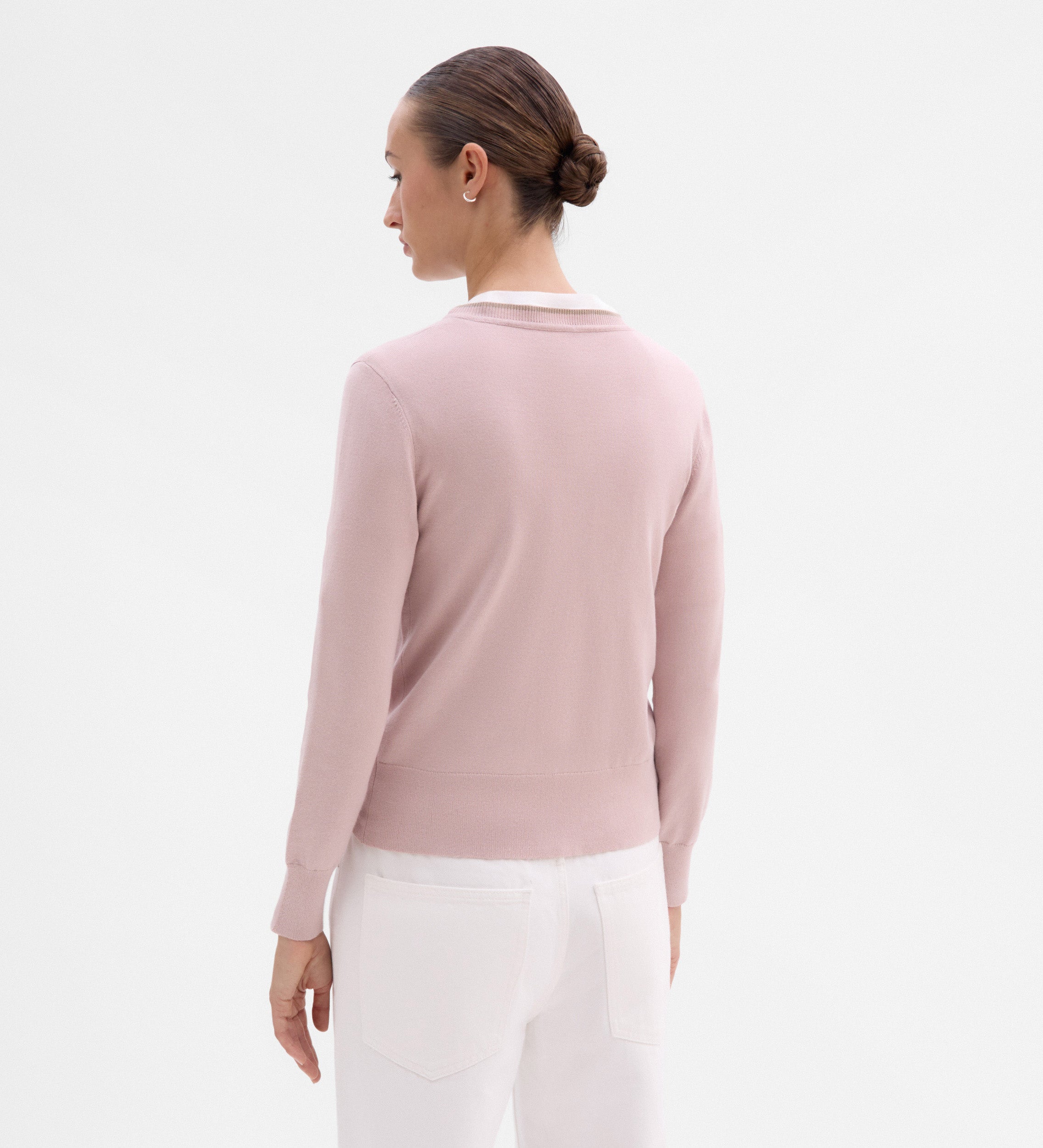 Veste tricot bicolore