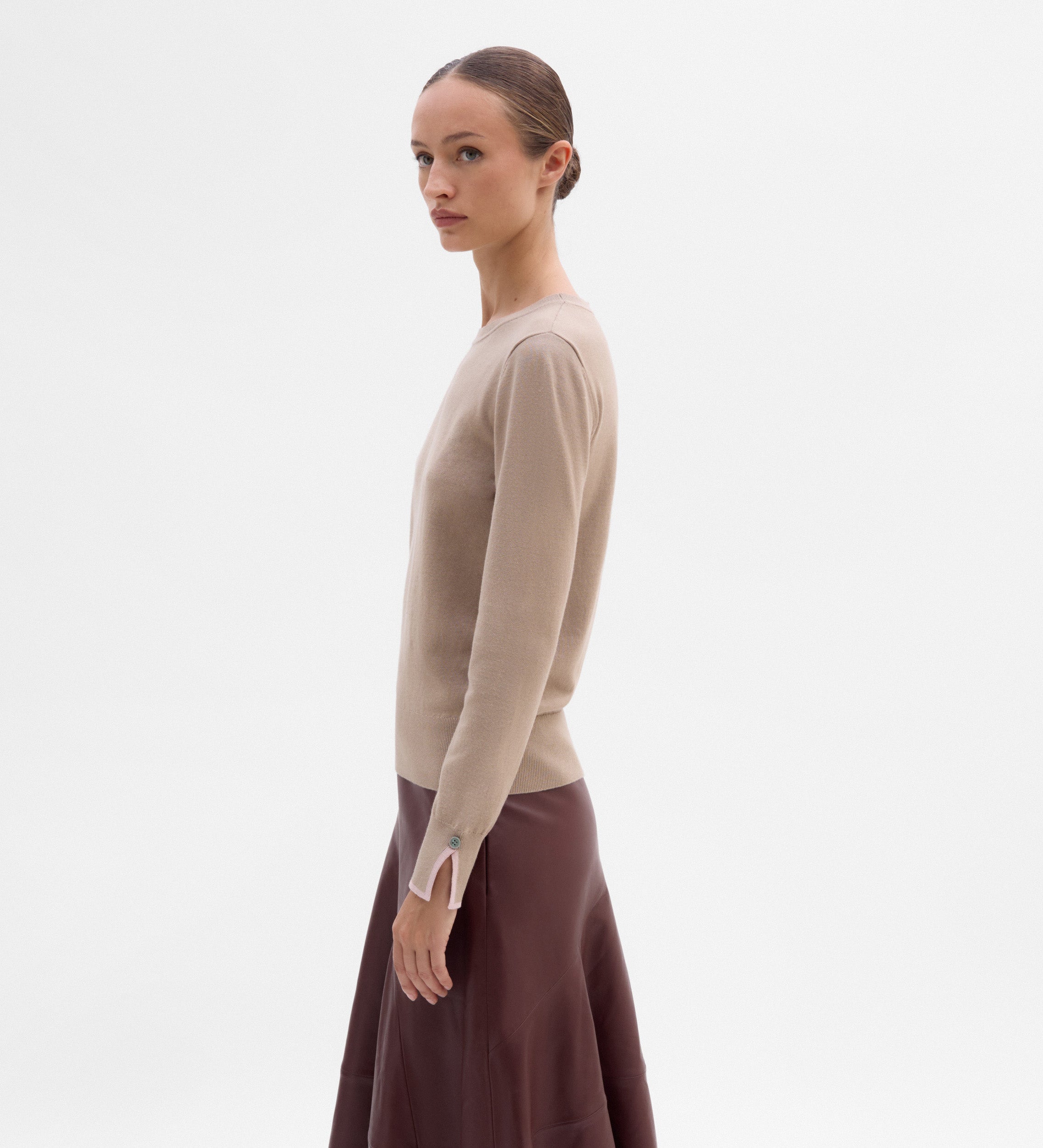 Jersey escote redondo