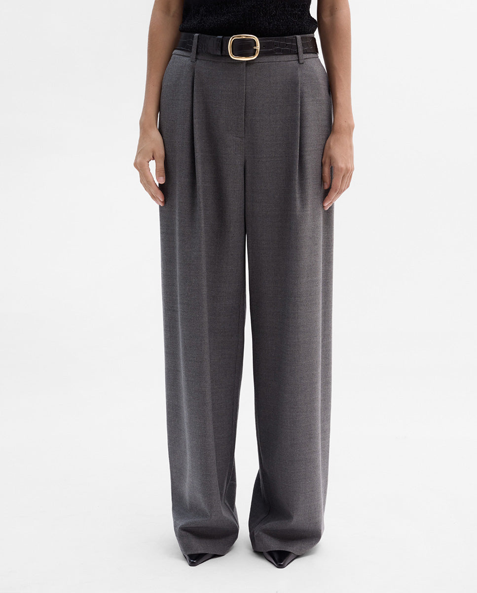Pantalón pinzas ancho