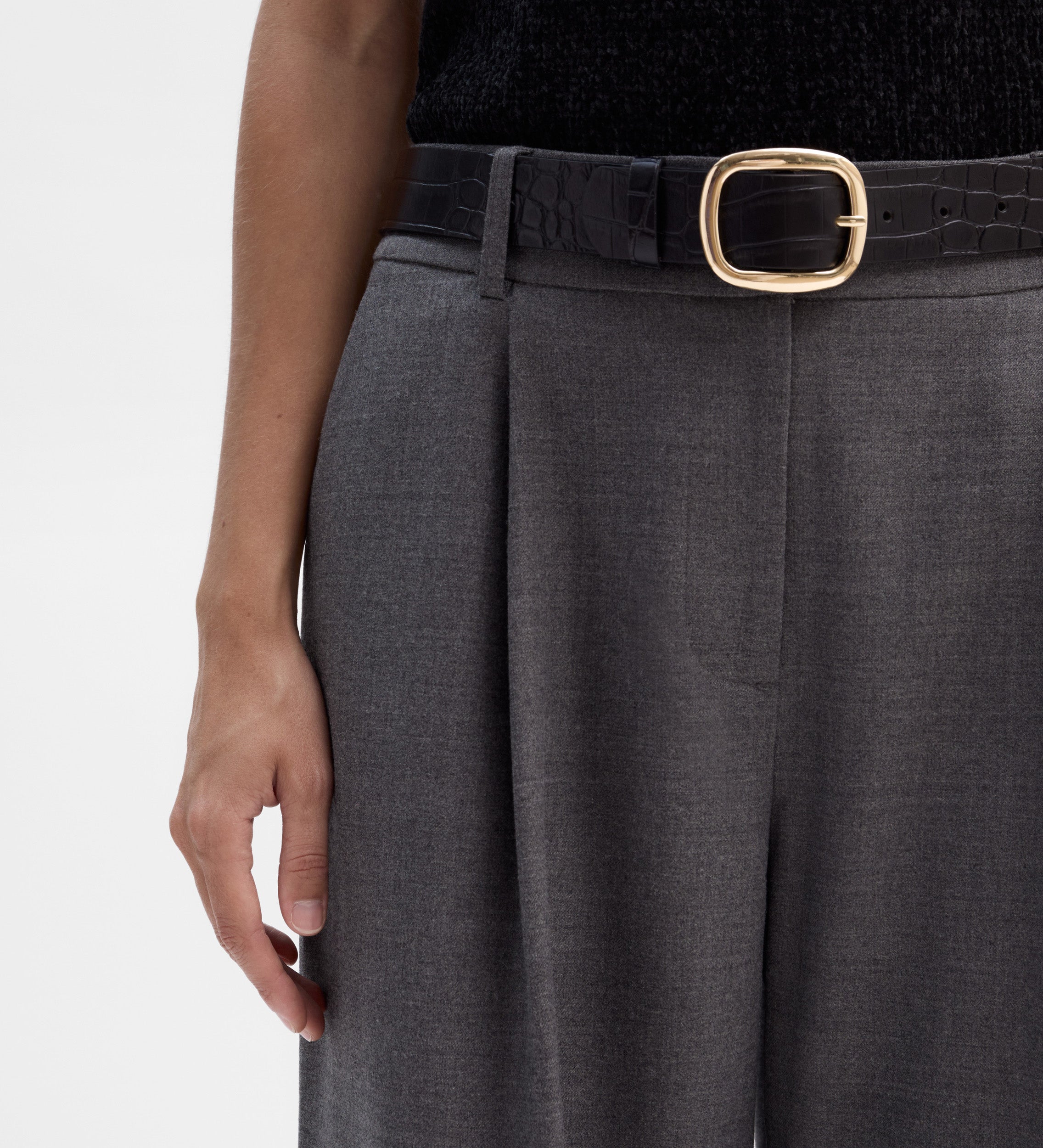 Pantalón pinzas ancho