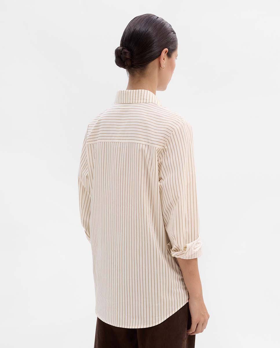 Camisa rayas bolsillos