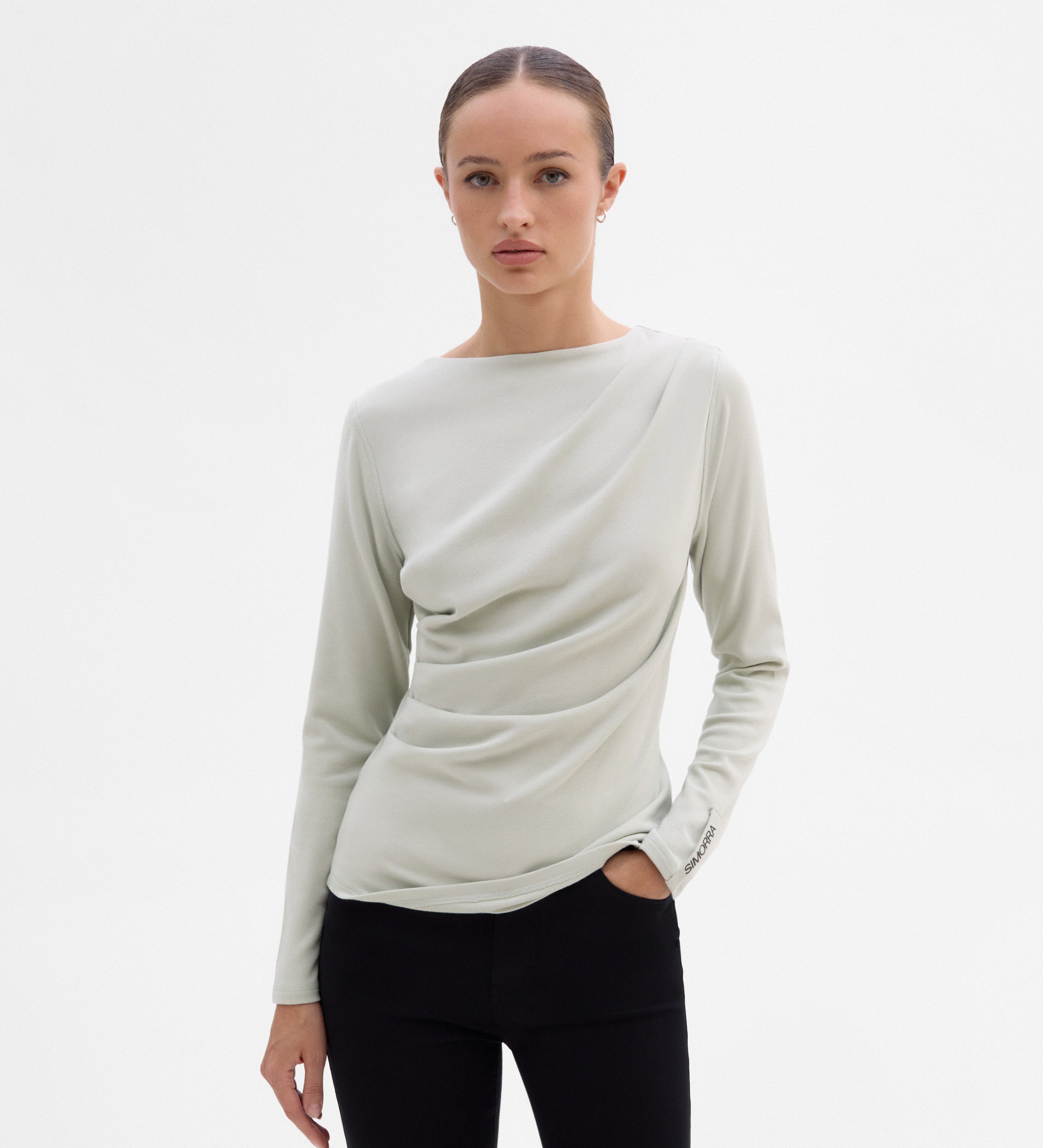 Draped t-shirt