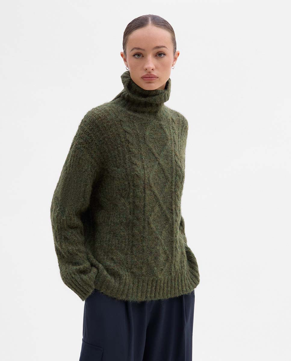 Pull laine mélangée