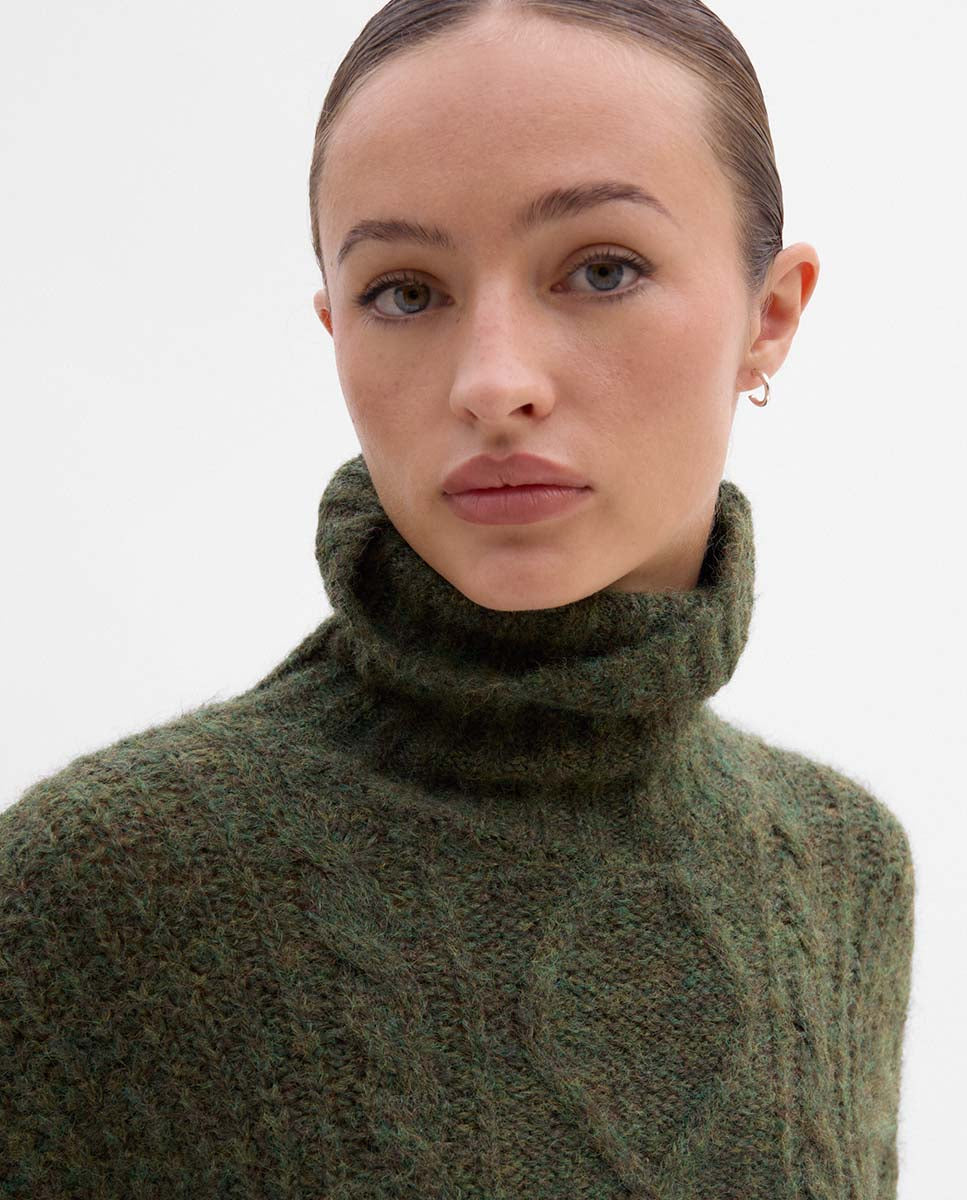 Pull laine mélangée