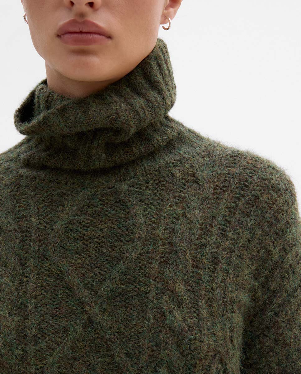 Pull laine mélangée