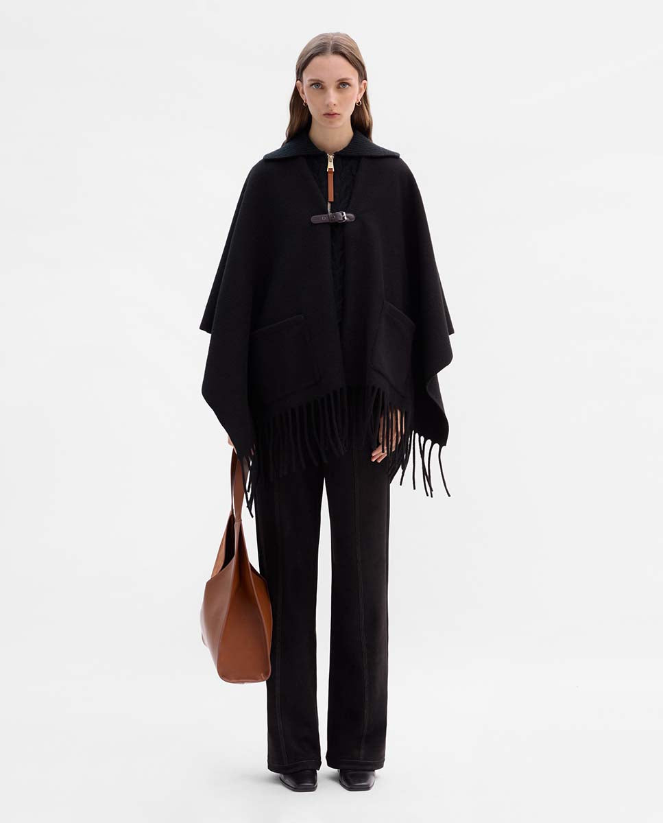 Fringed cape