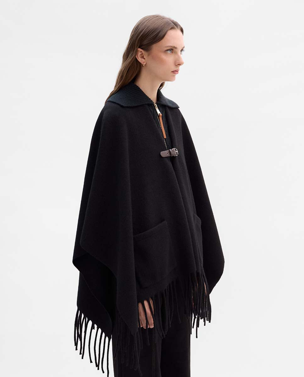 Fringed cape