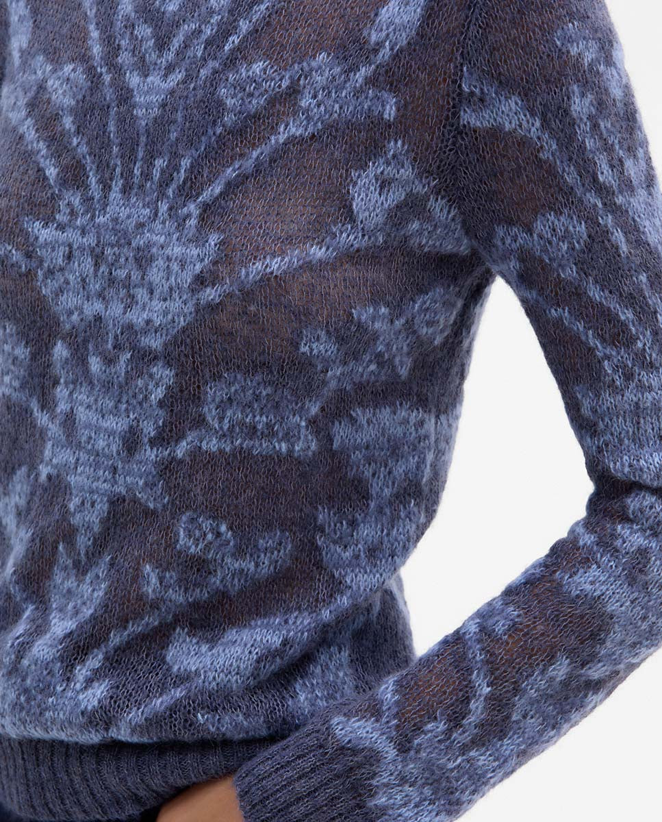 Pull maille jacquard