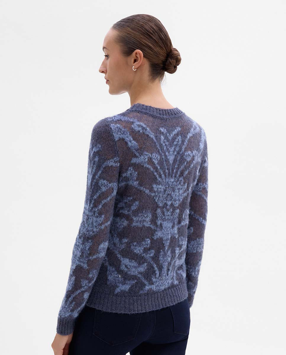 Pull maille jacquard