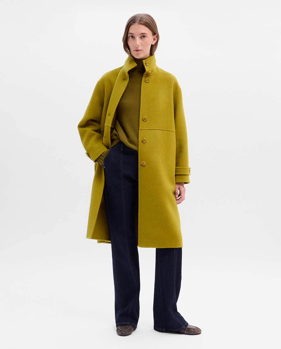 Lapel collar coat