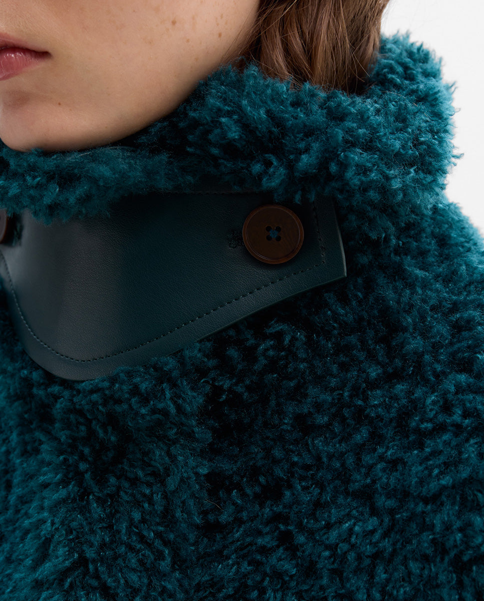 Fur-effect jacket