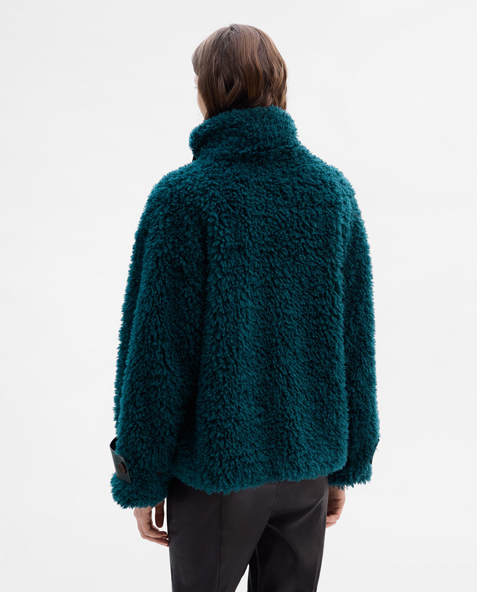 Fur-effect jacket